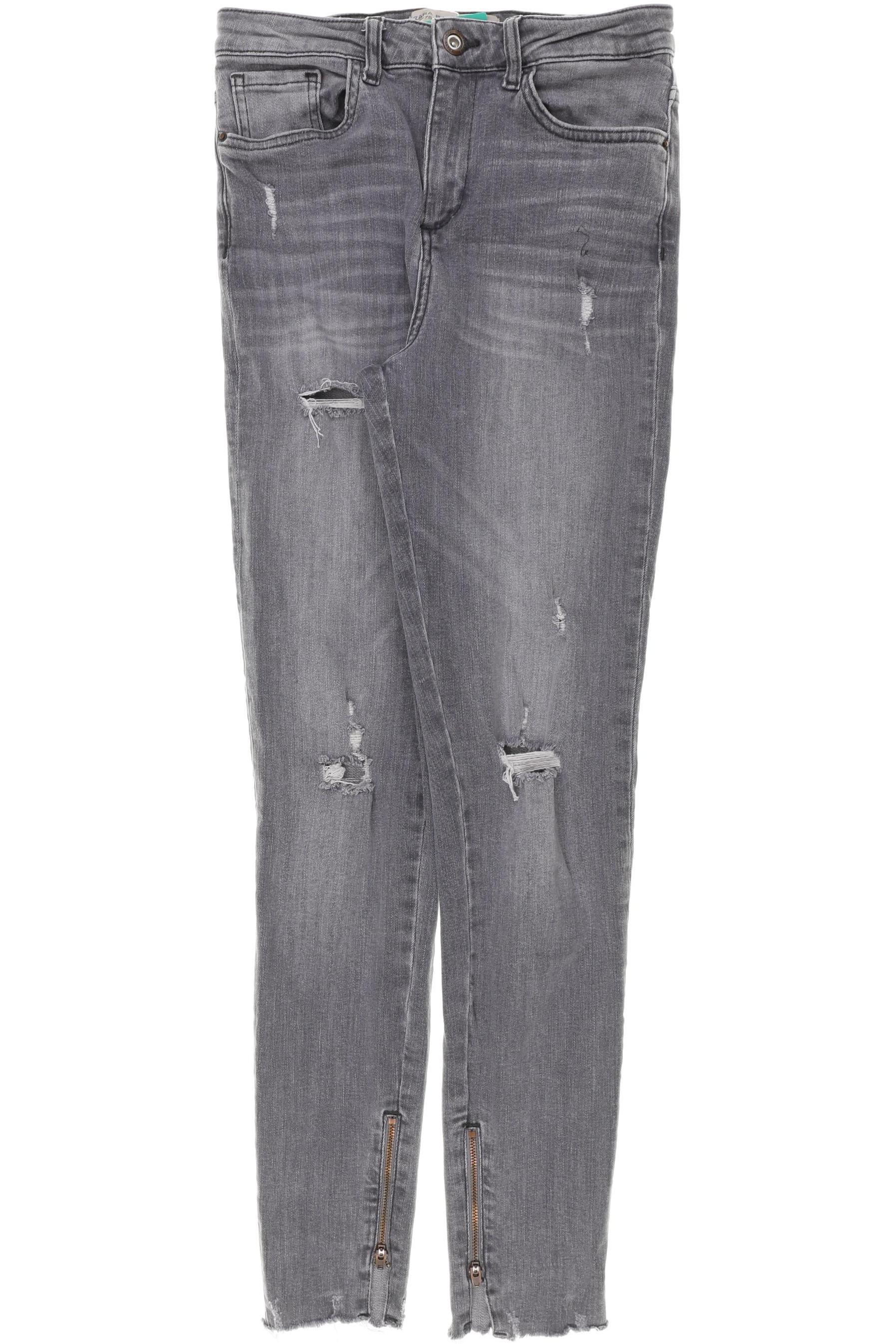 

Zara Damen Jeans, grau, Gr. 34