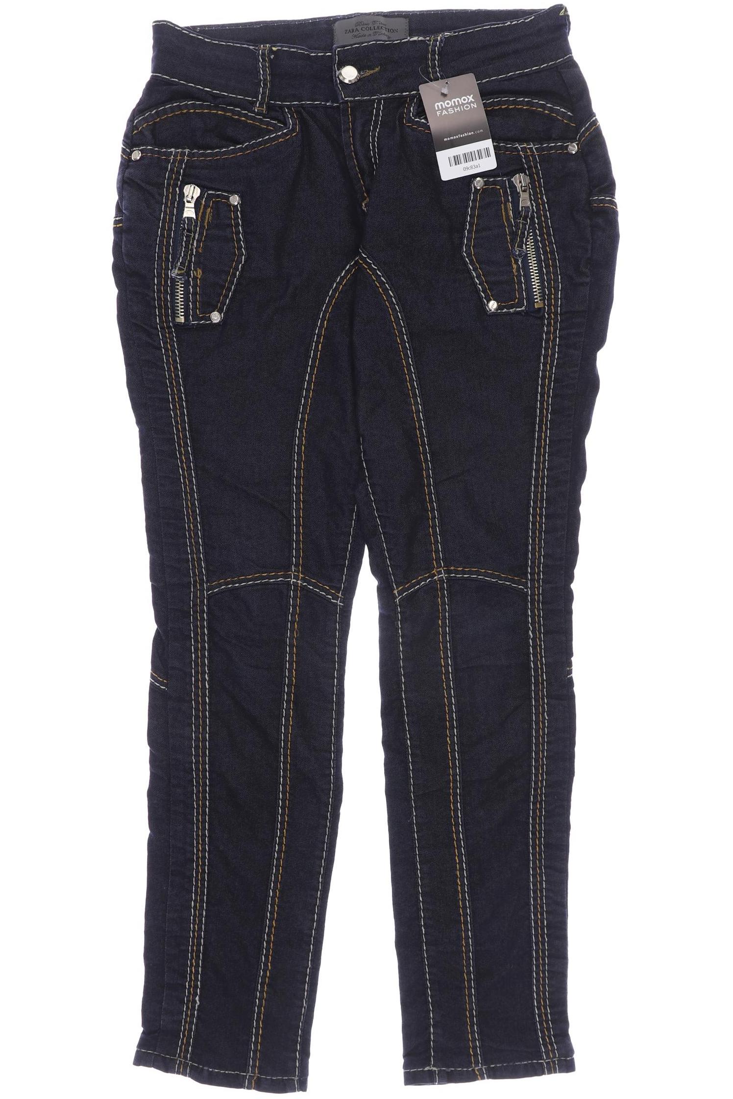 

ZARA Damen Jeans, marineblau