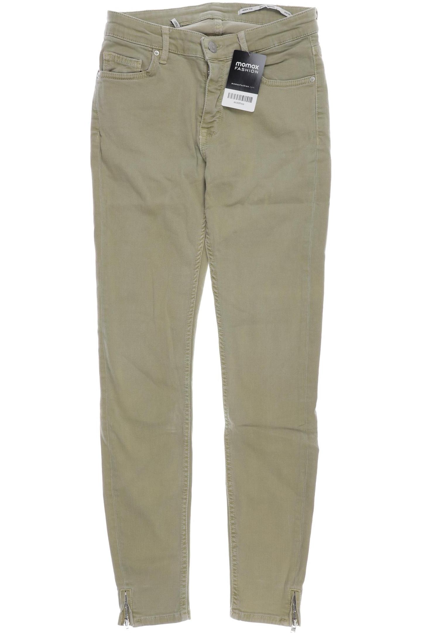 

Zara Damen Jeans, beige, Gr. 34