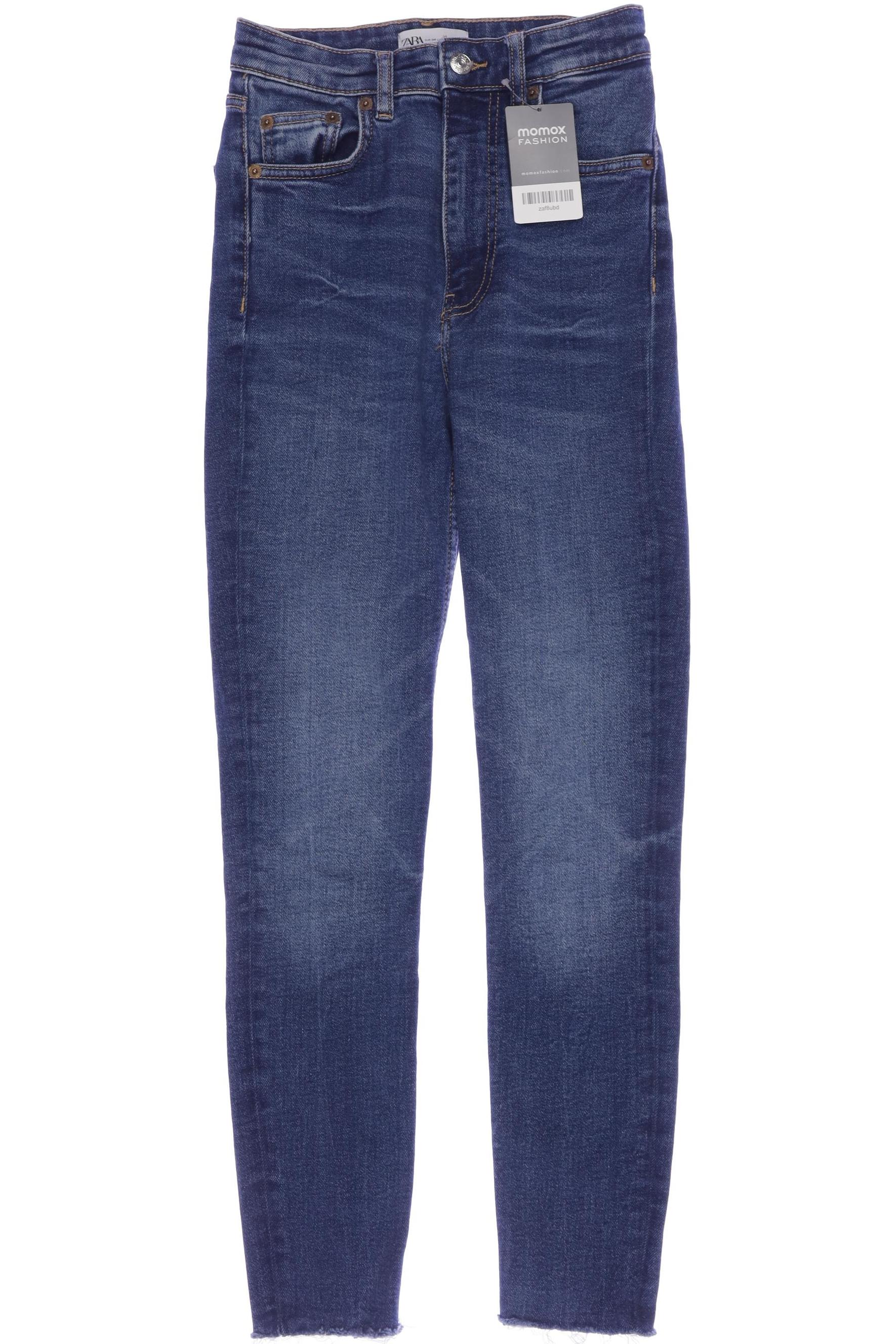 

Zara Damen Jeans, marineblau, Gr. 34