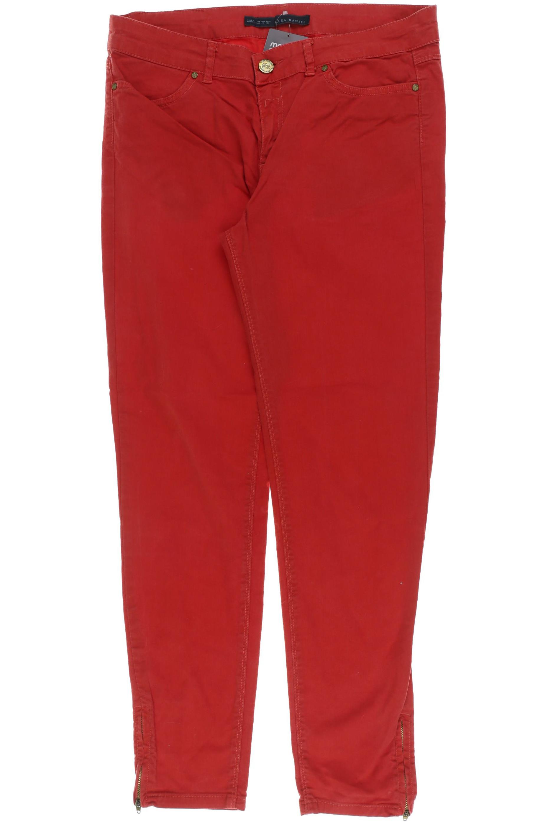 

Zara Damen Jeans, rot, Gr. 42