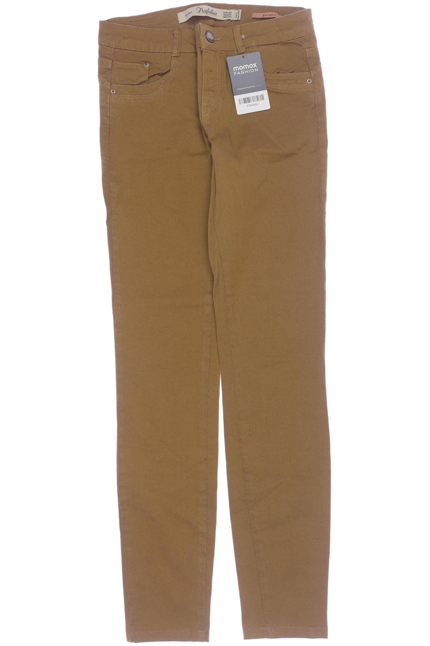 

Zara Damen Jeans, braun, Gr. 34