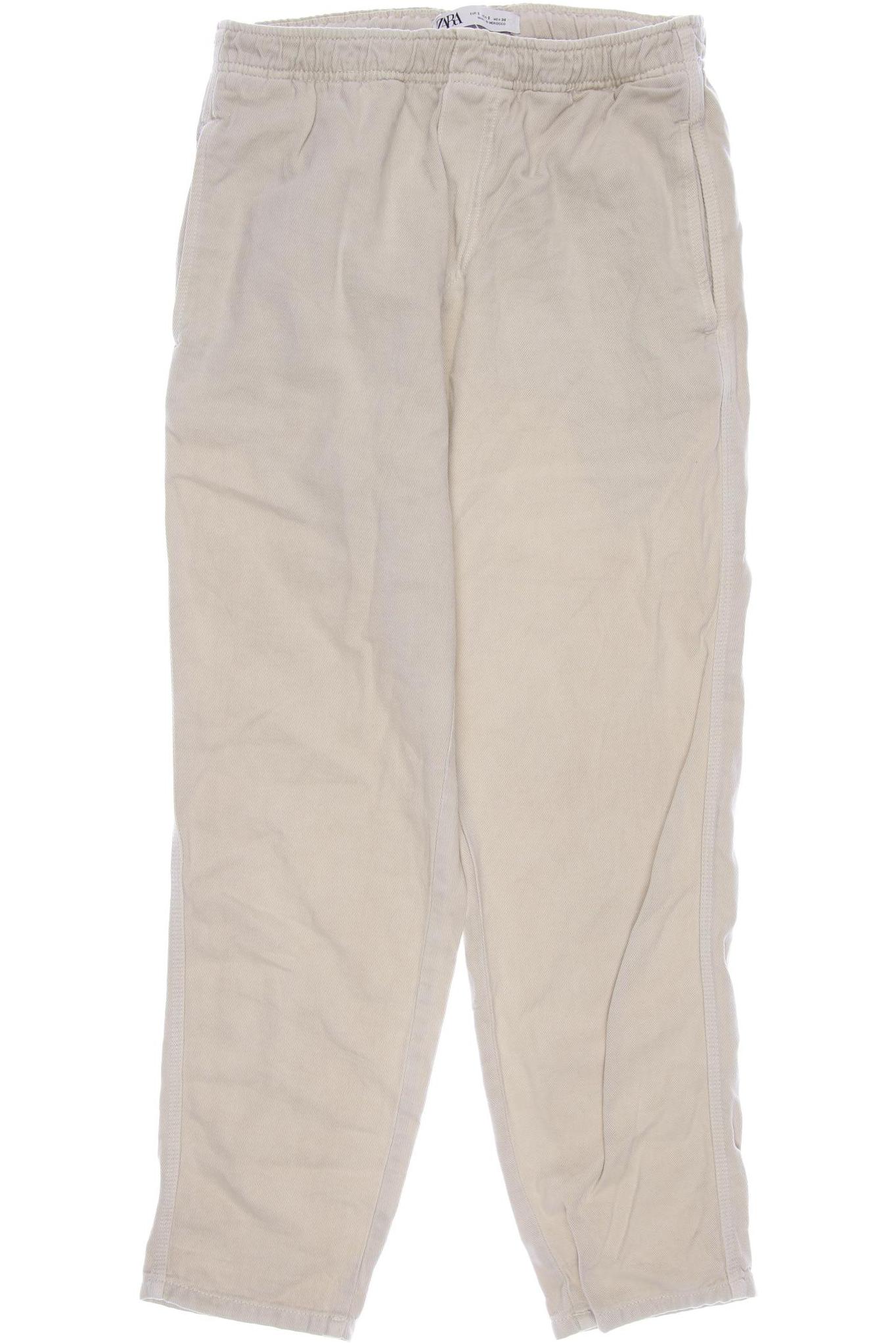 

ZARA Damen Jeans, beige