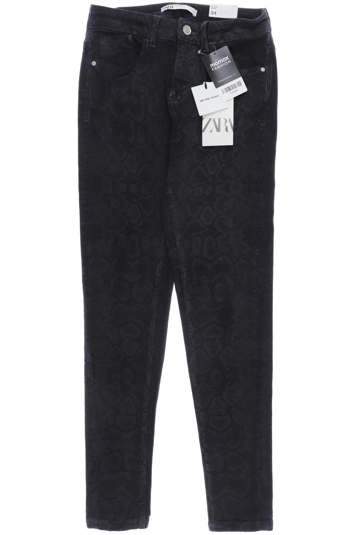 

Zara Damen Jeans, schwarz, Gr. 34