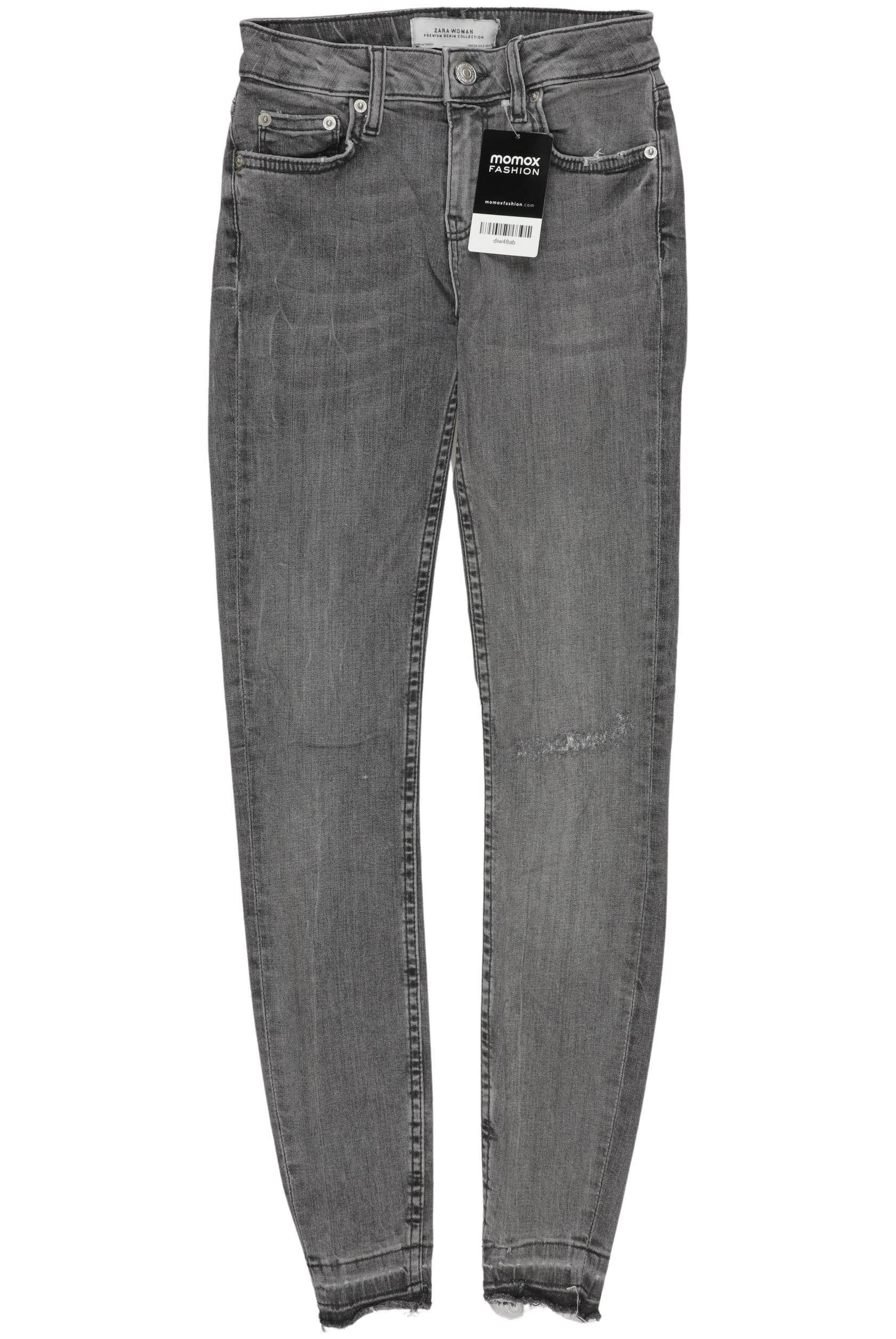 

Zara Damen Jeans, grau, Gr. 34