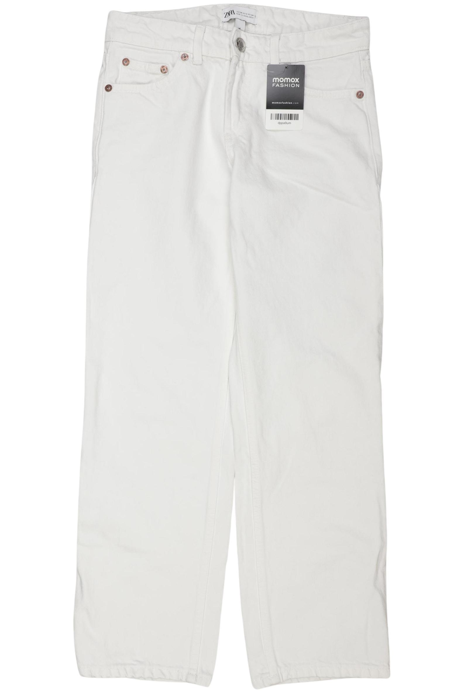 

Zara Damen Jeans, weiß, Gr. 34