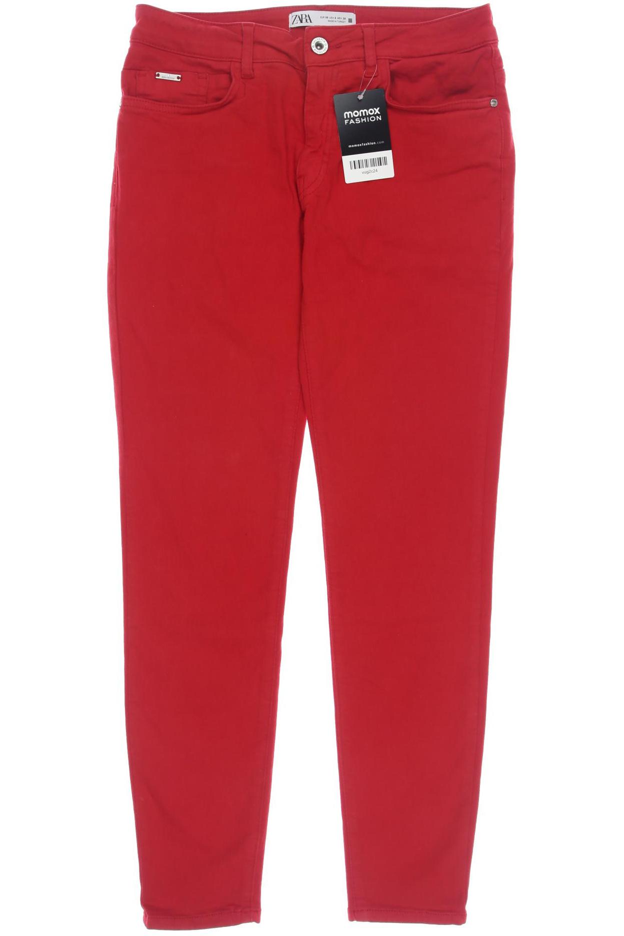 

Zara Damen Jeans, rot, Gr. 38