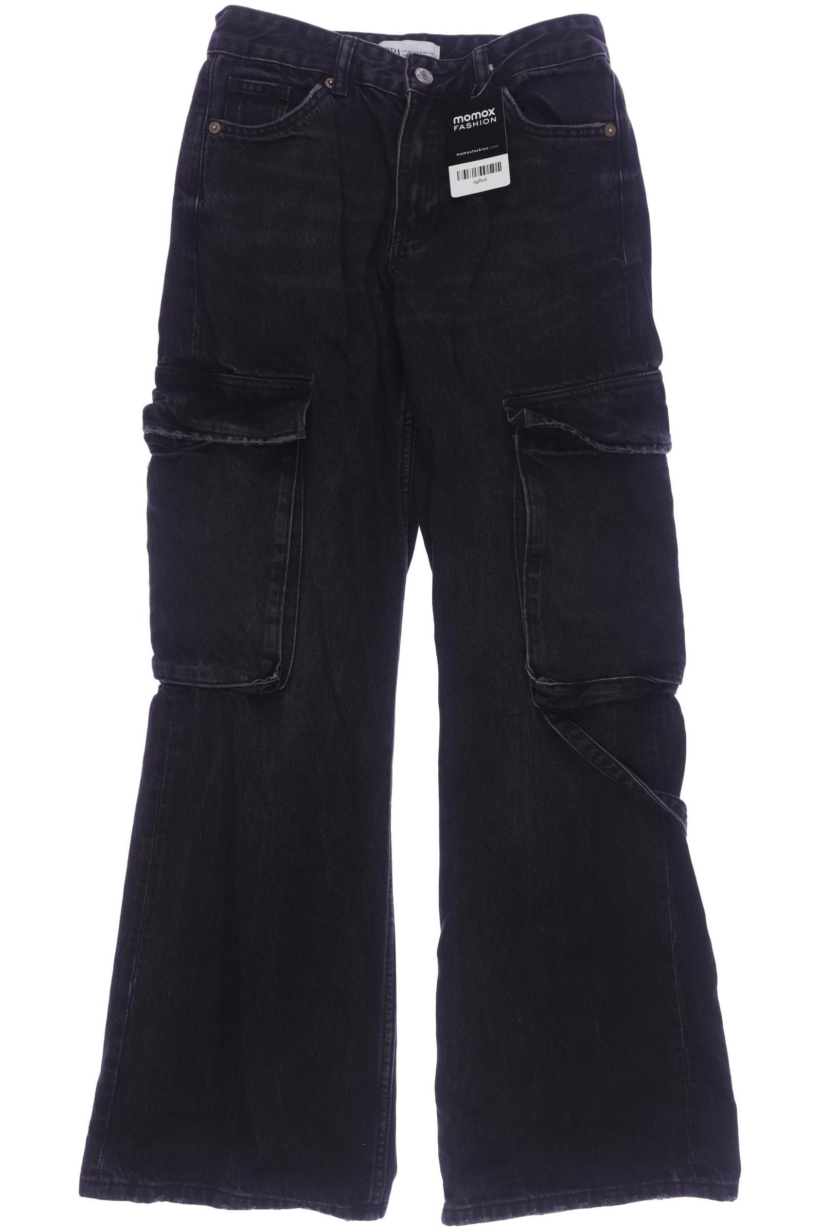 

Zara Damen Jeans, schwarz, Gr. 34