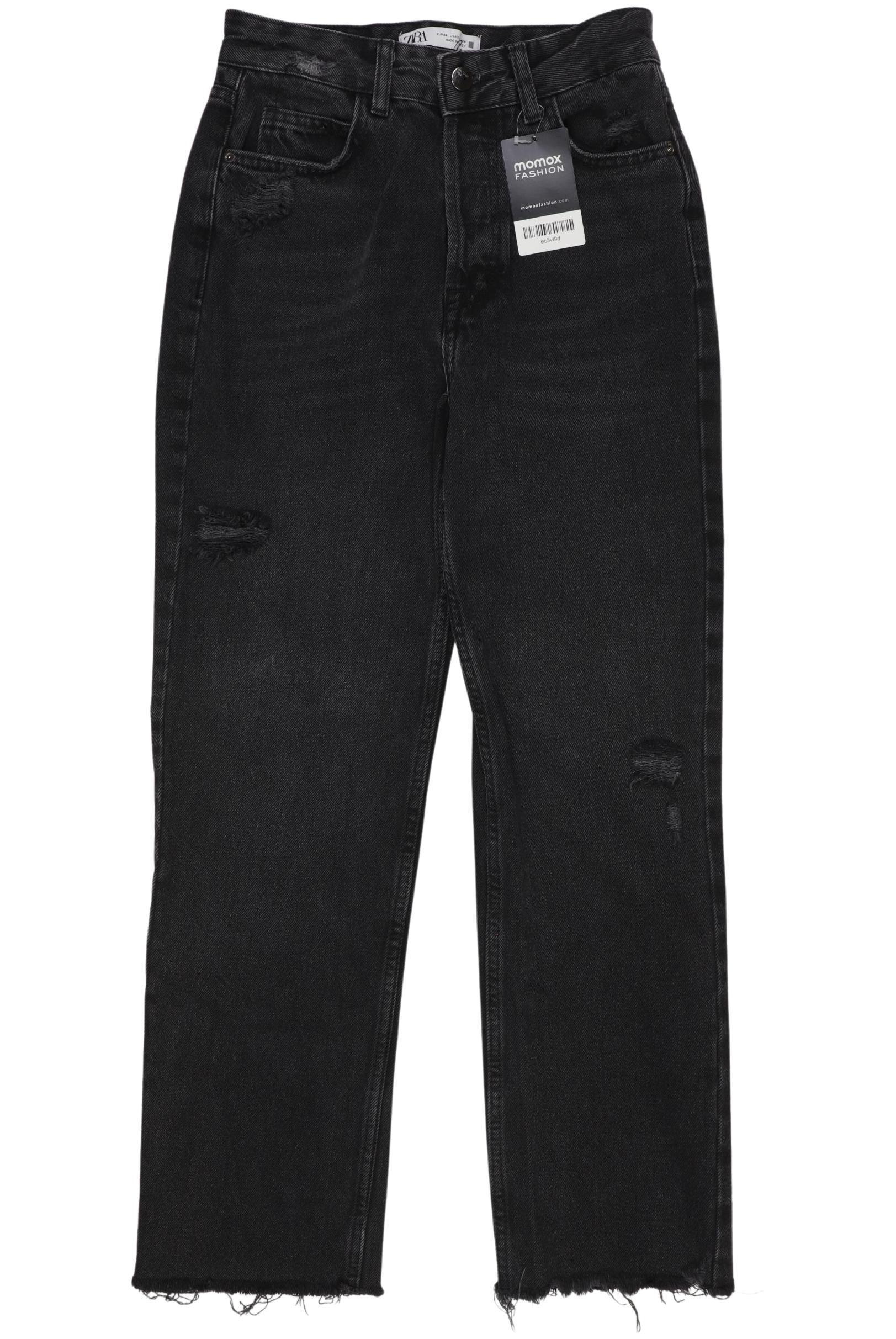 

Zara Damen Jeans, schwarz, Gr. 34