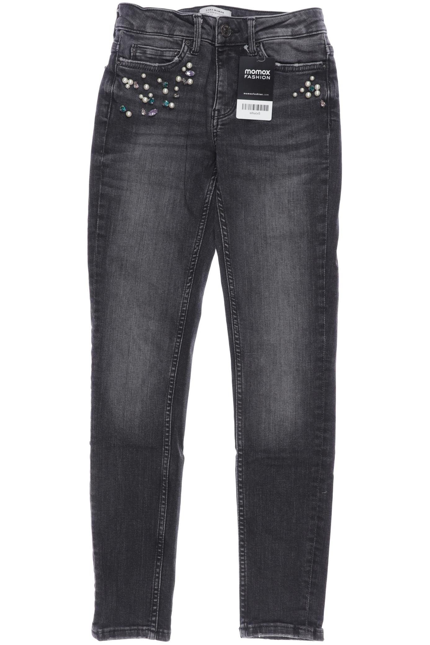 

Zara Damen Jeans, schwarz, Gr. 34