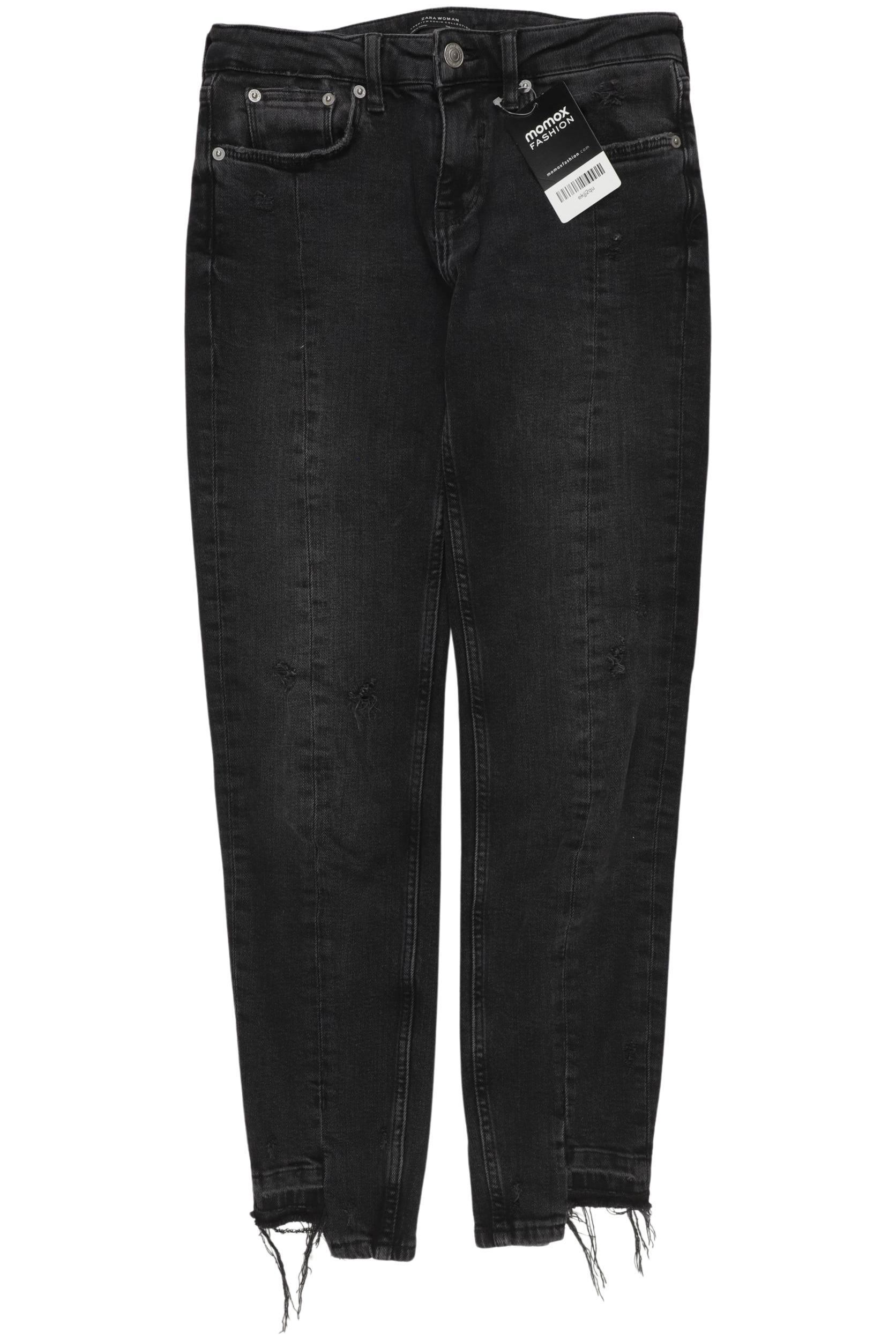 

Zara Damen Jeans, schwarz, Gr. 36