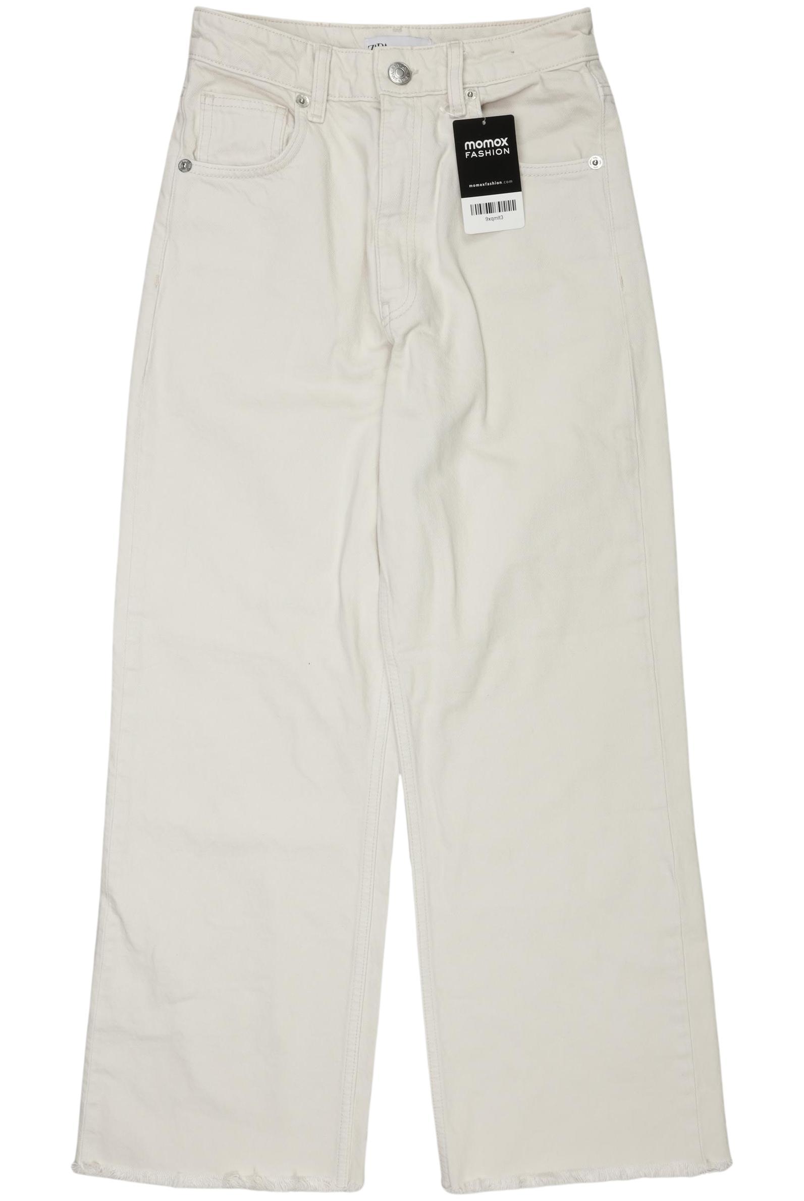 

Zara Damen Jeans, beige, Gr. 34