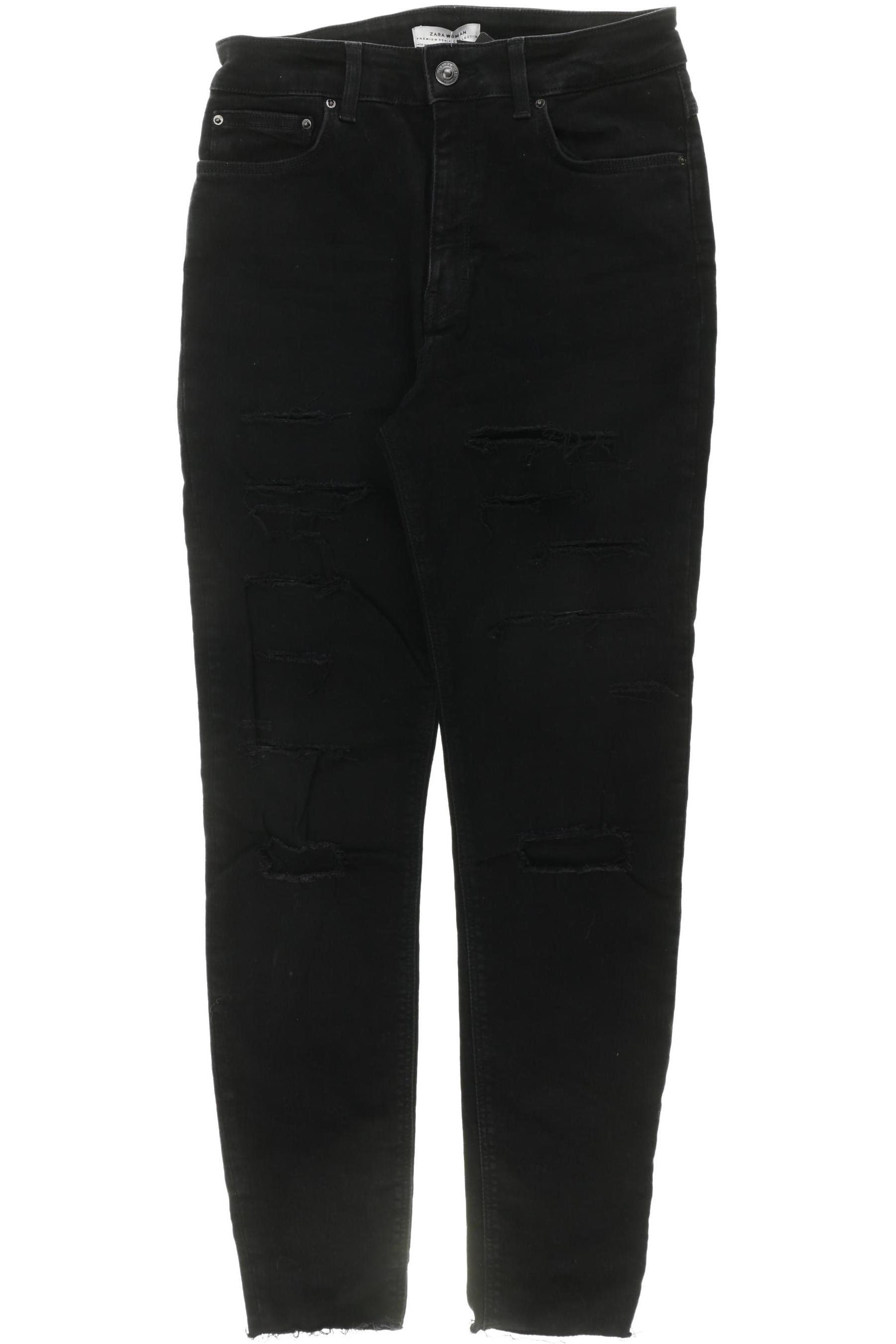 

Zara Damen Jeans, schwarz, Gr. 38