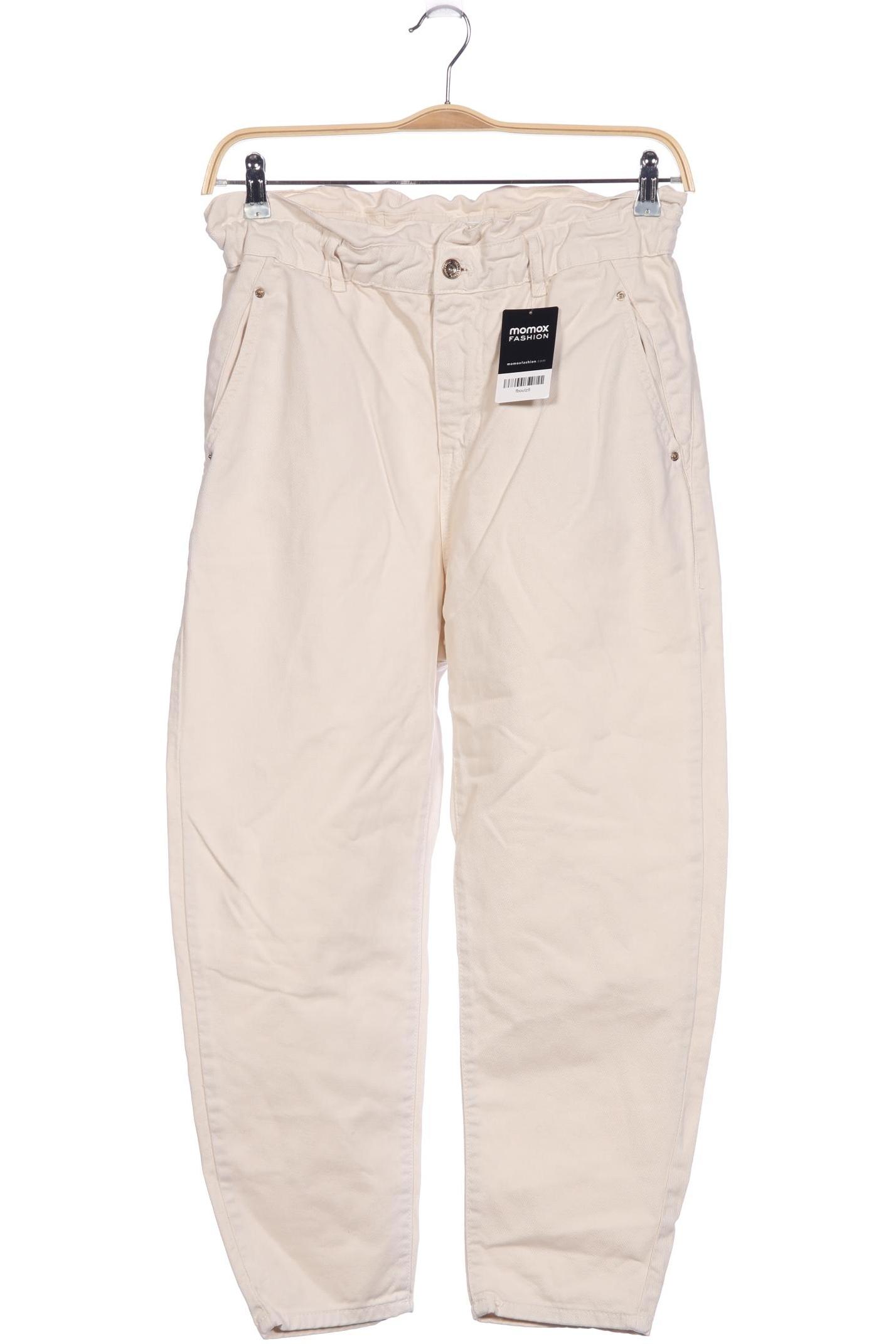 

Zara Damen Jeans, cremeweiß, Gr. 38