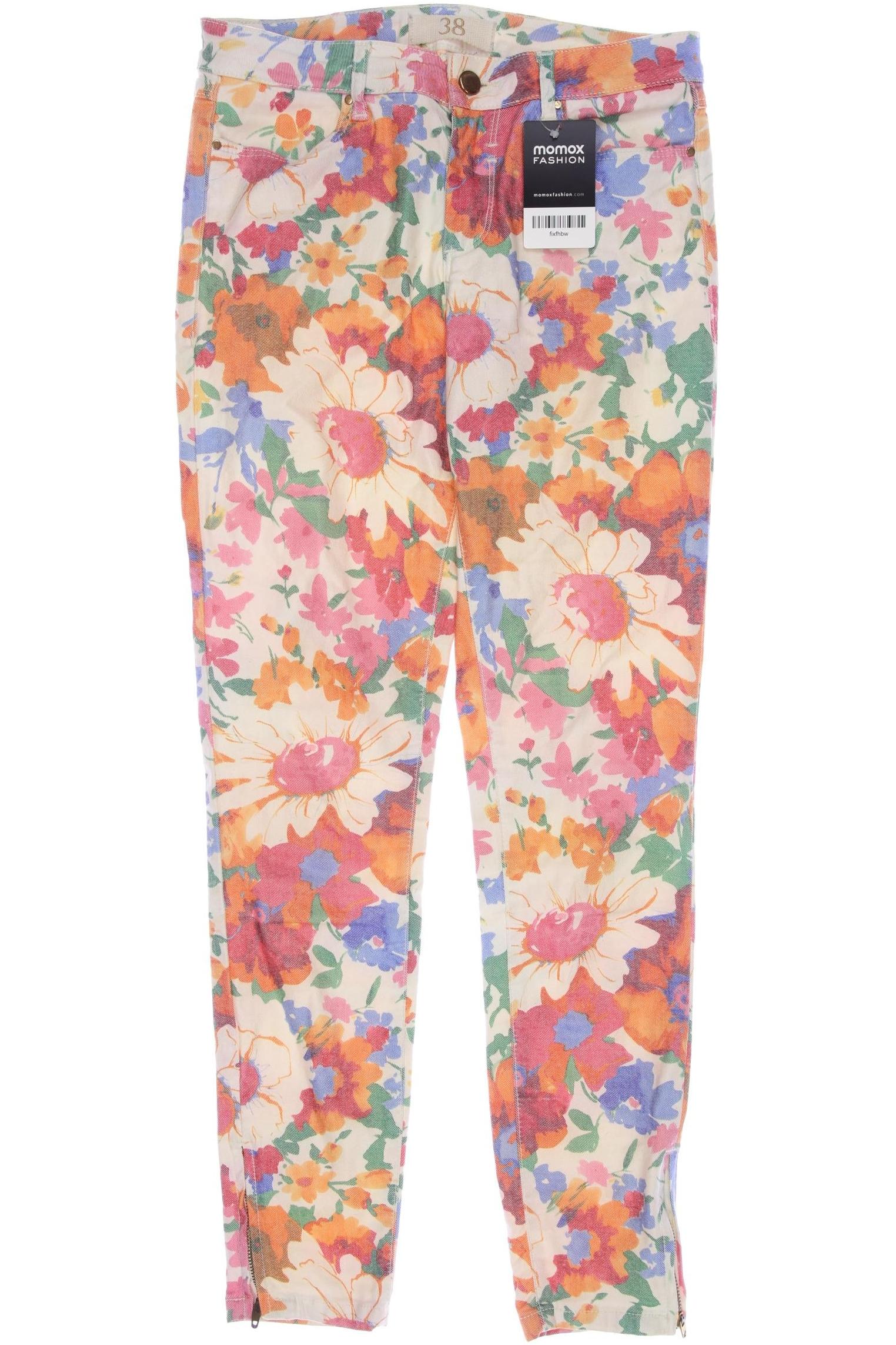 

Zara Damen Jeans, cremeweiß, Gr. 38