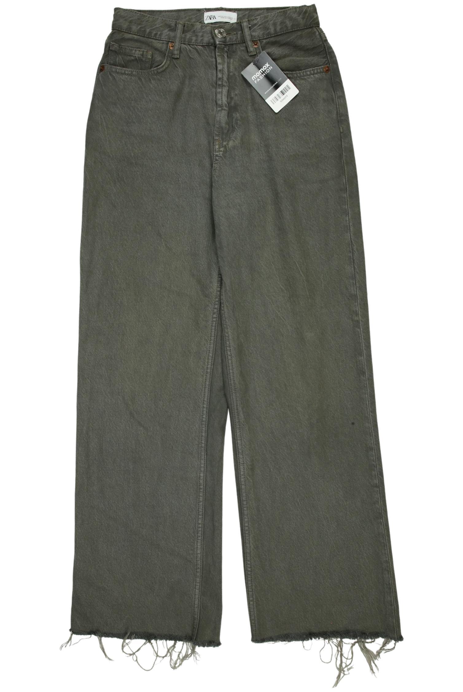 

Zara Damen Jeans, grün, Gr. 34