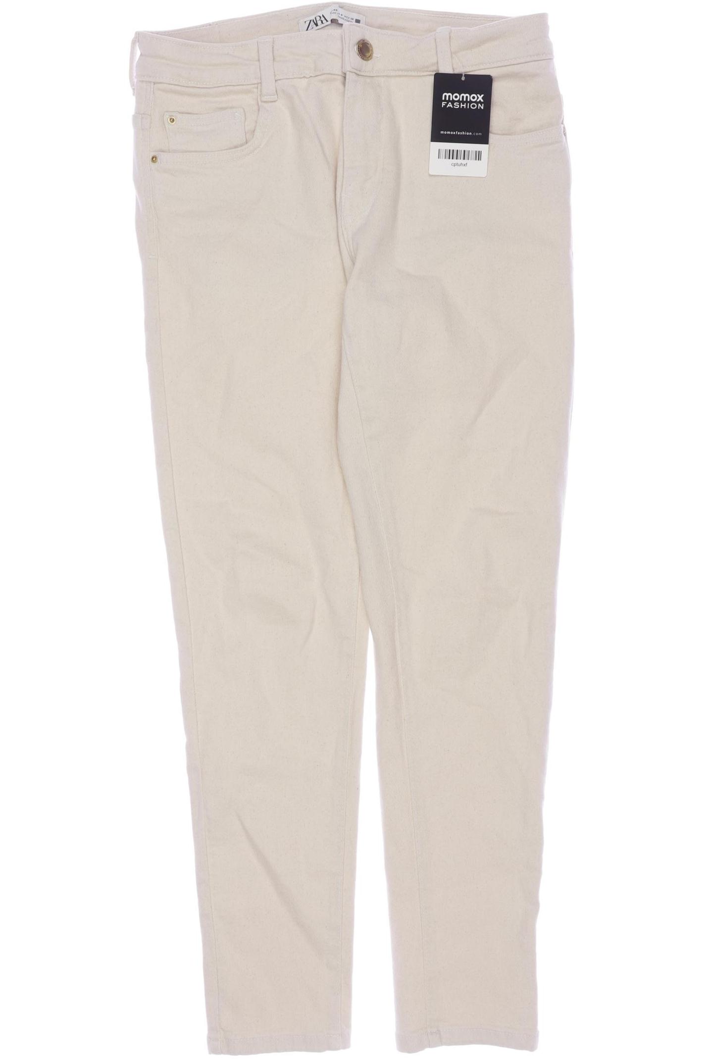 

Zara Damen Jeans, beige, Gr. 40