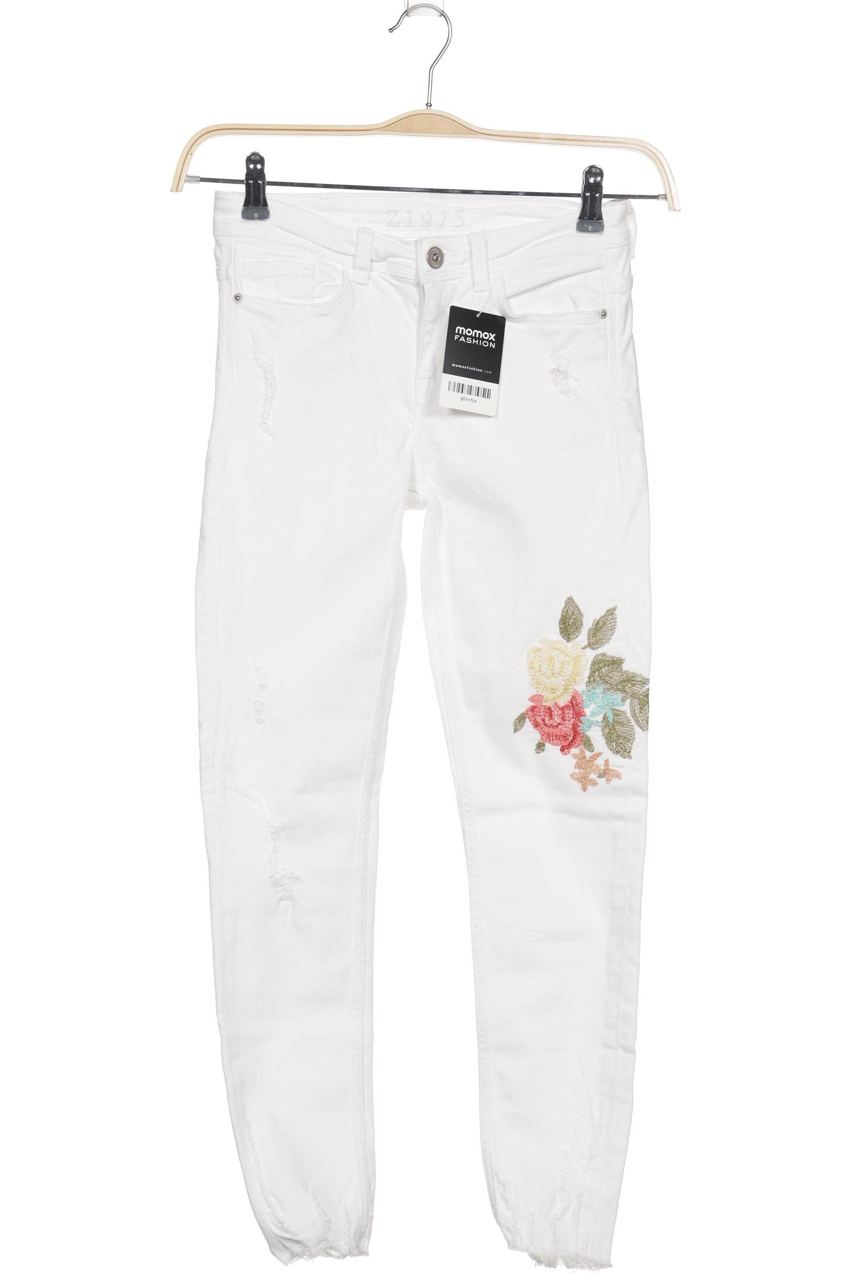 

Zara Damen Jeans, weiß, Gr. 34