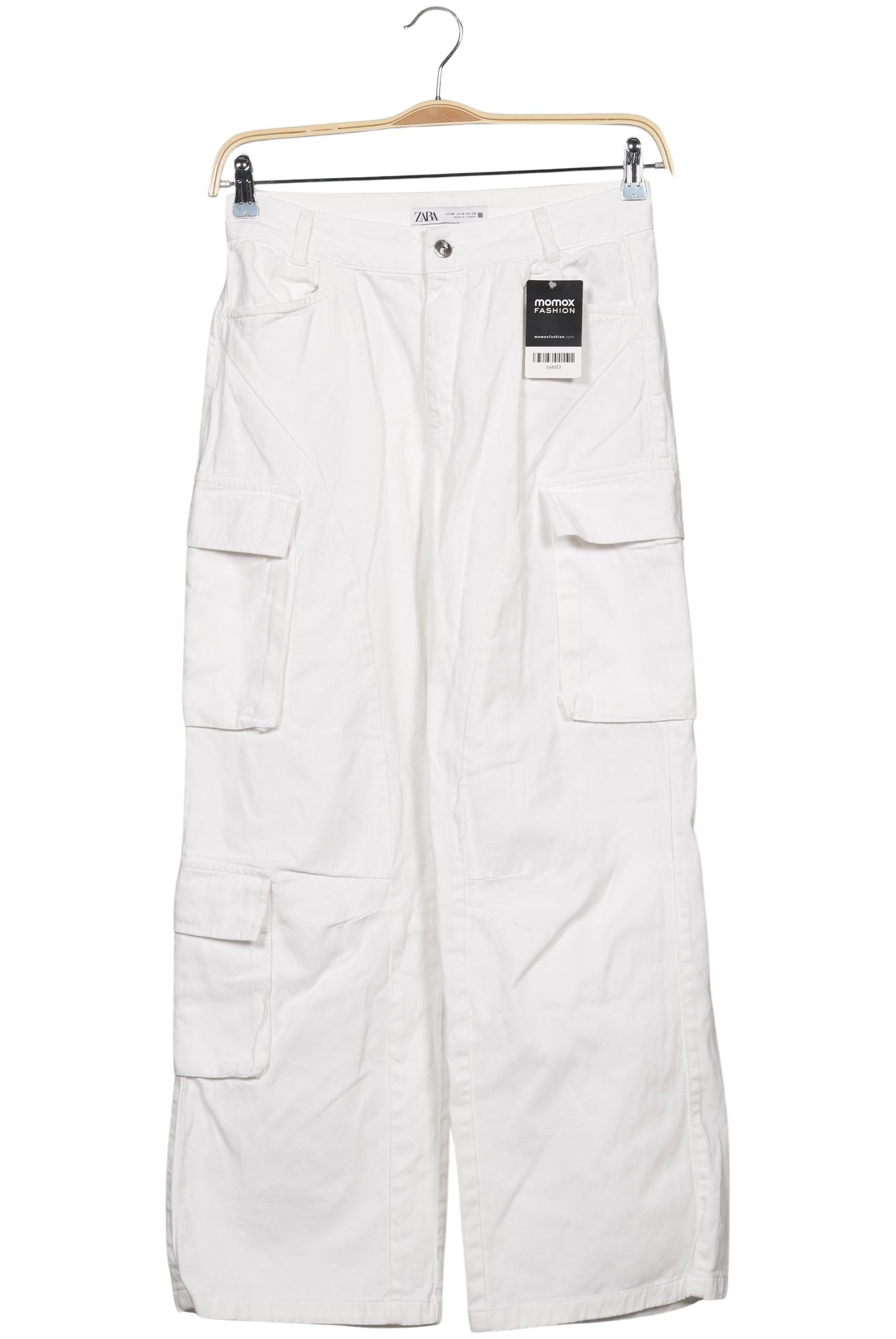 

Zara Damen Jeans, weiß, Gr. 36