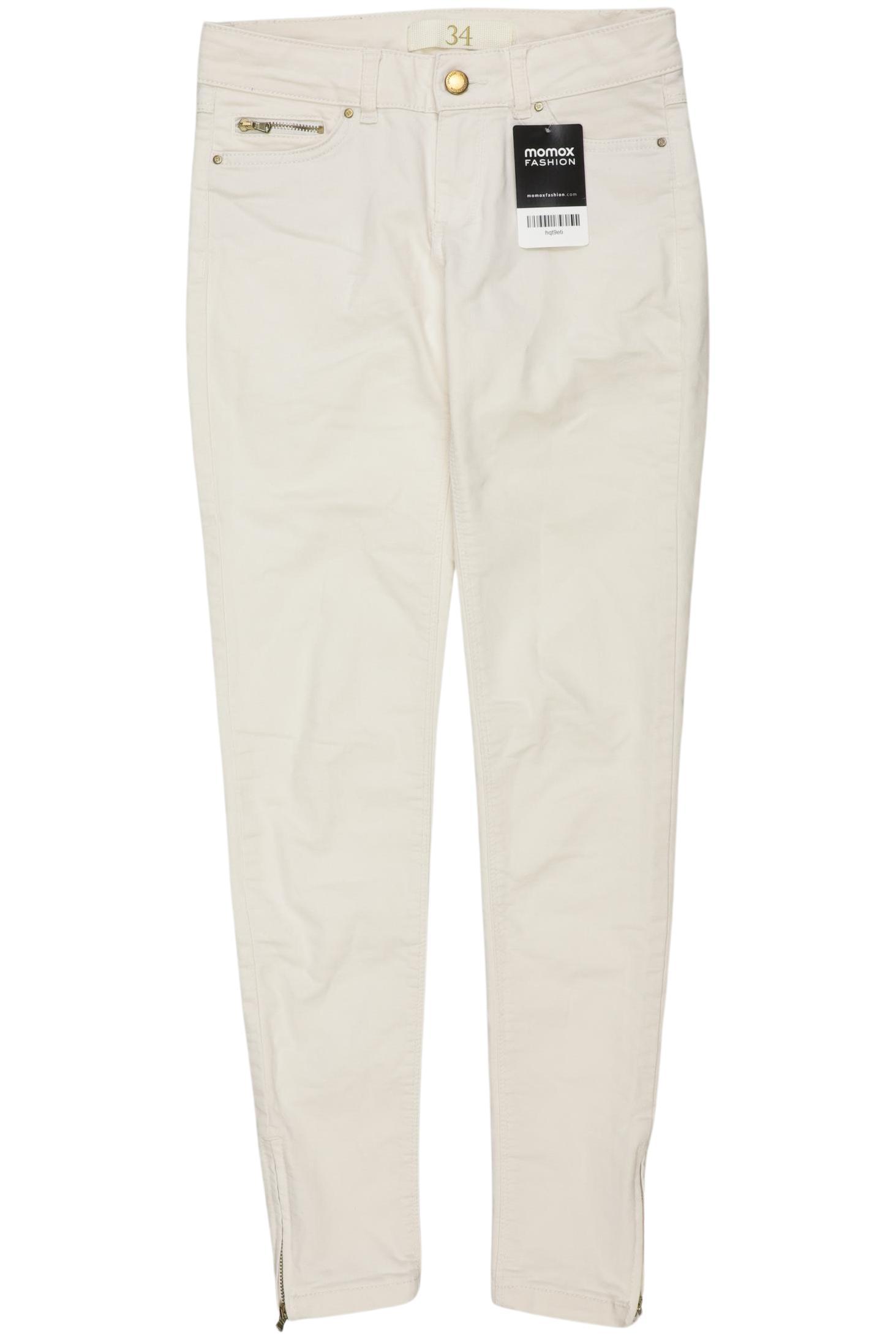 

Zara Damen Jeans, cremeweiß, Gr. 34