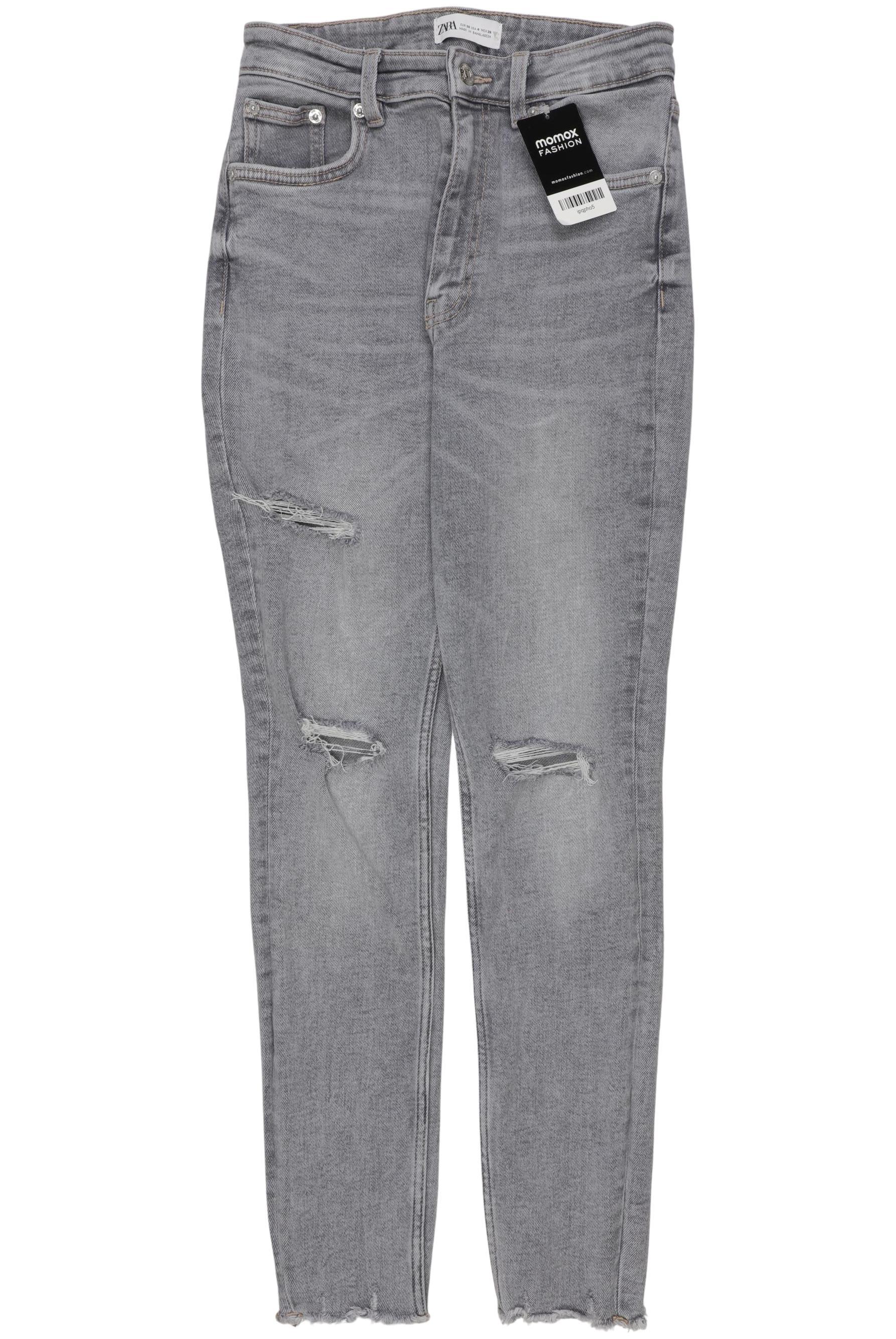 

Zara Damen Jeans, grau, Gr. 36