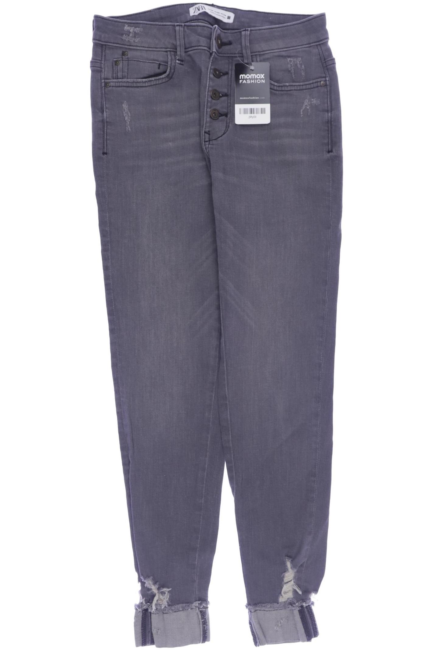 

Zara Damen Jeans, grau, Gr. 34