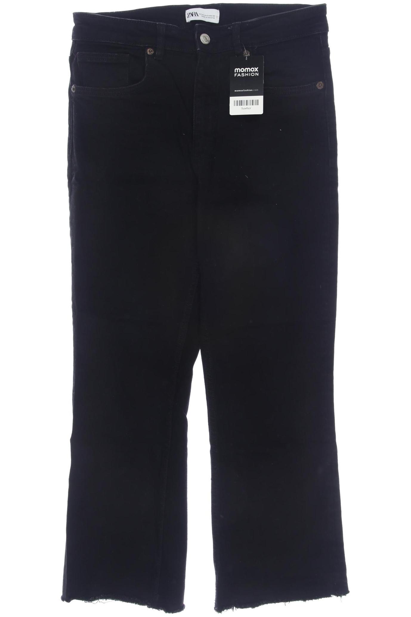 

Zara Damen Jeans, schwarz, Gr. 40
