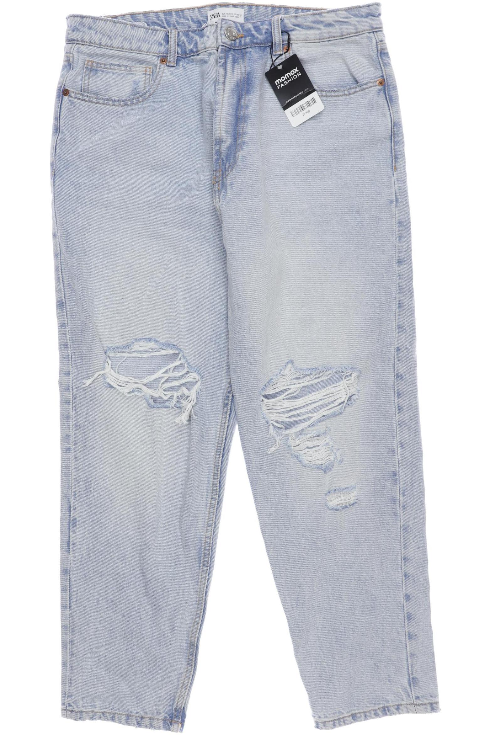 

Zara Damen Jeans, hellblau, Gr. 46