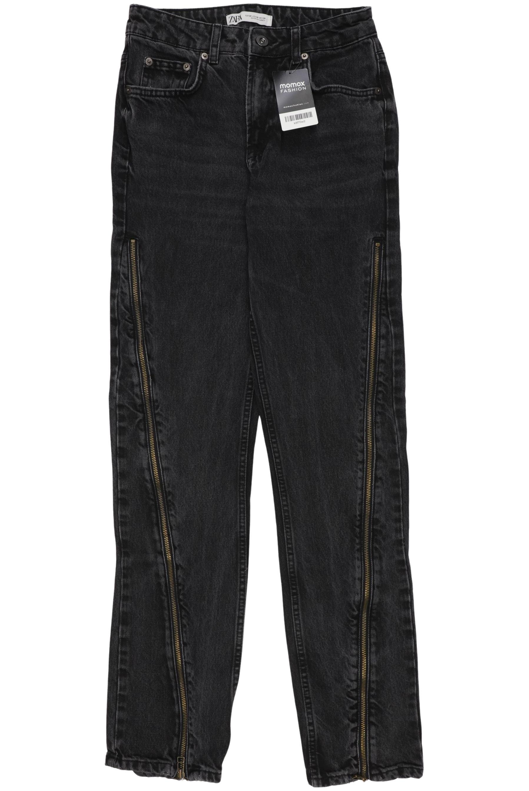

Zara Damen Jeans, schwarz, Gr. 36