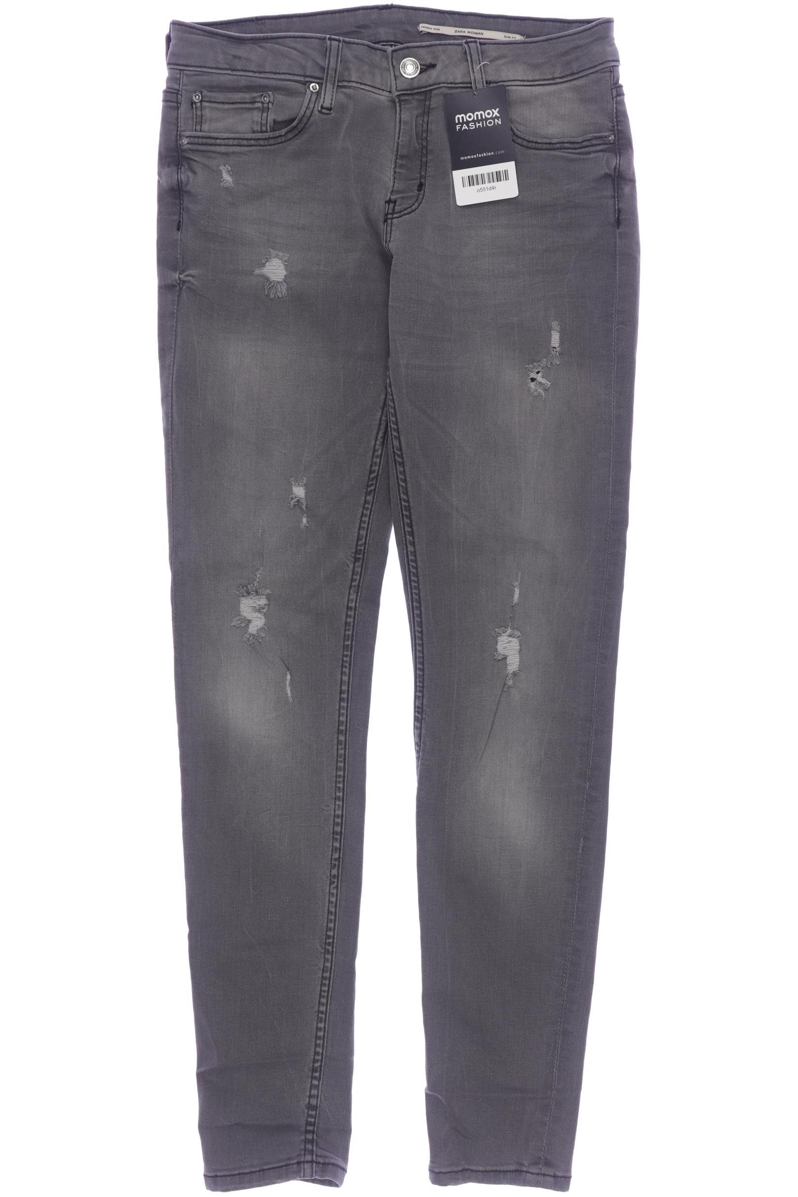 

Zara Damen Jeans, grau, Gr. 38