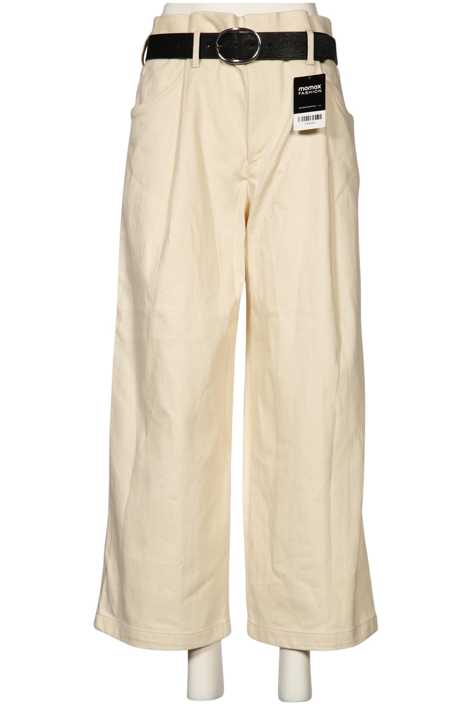 

Zara Damen Jeans, cremeweiß, Gr. 0