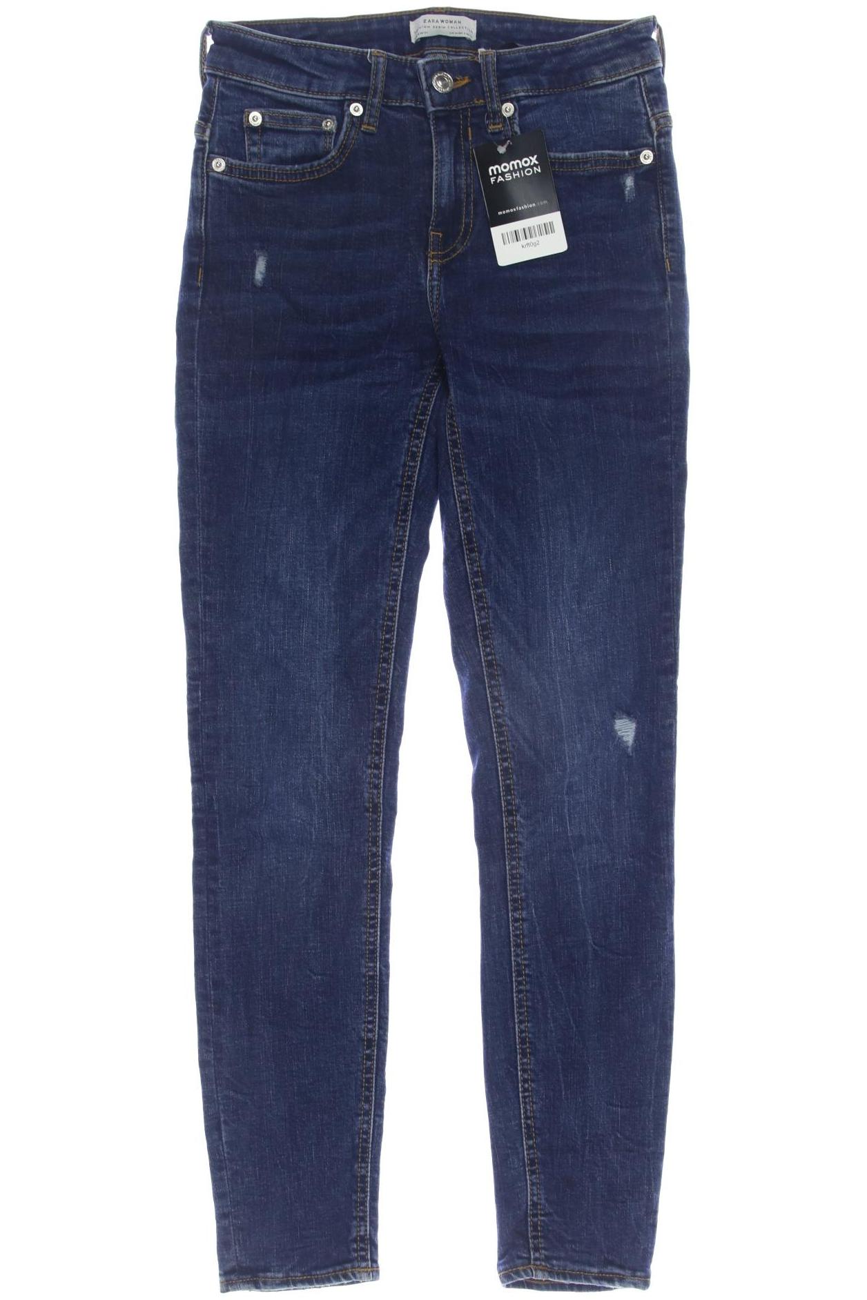 

Zara Damen Jeans, marineblau, Gr. 34