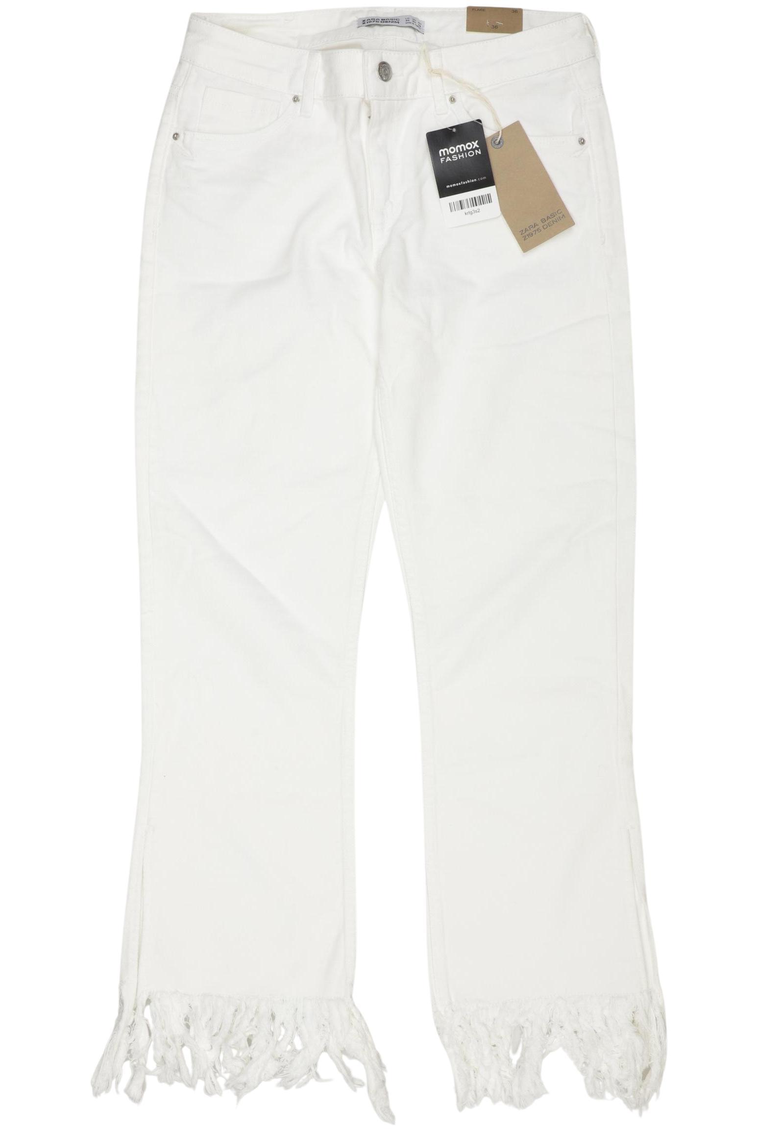 

Zara Damen Jeans, weiß, Gr. 36