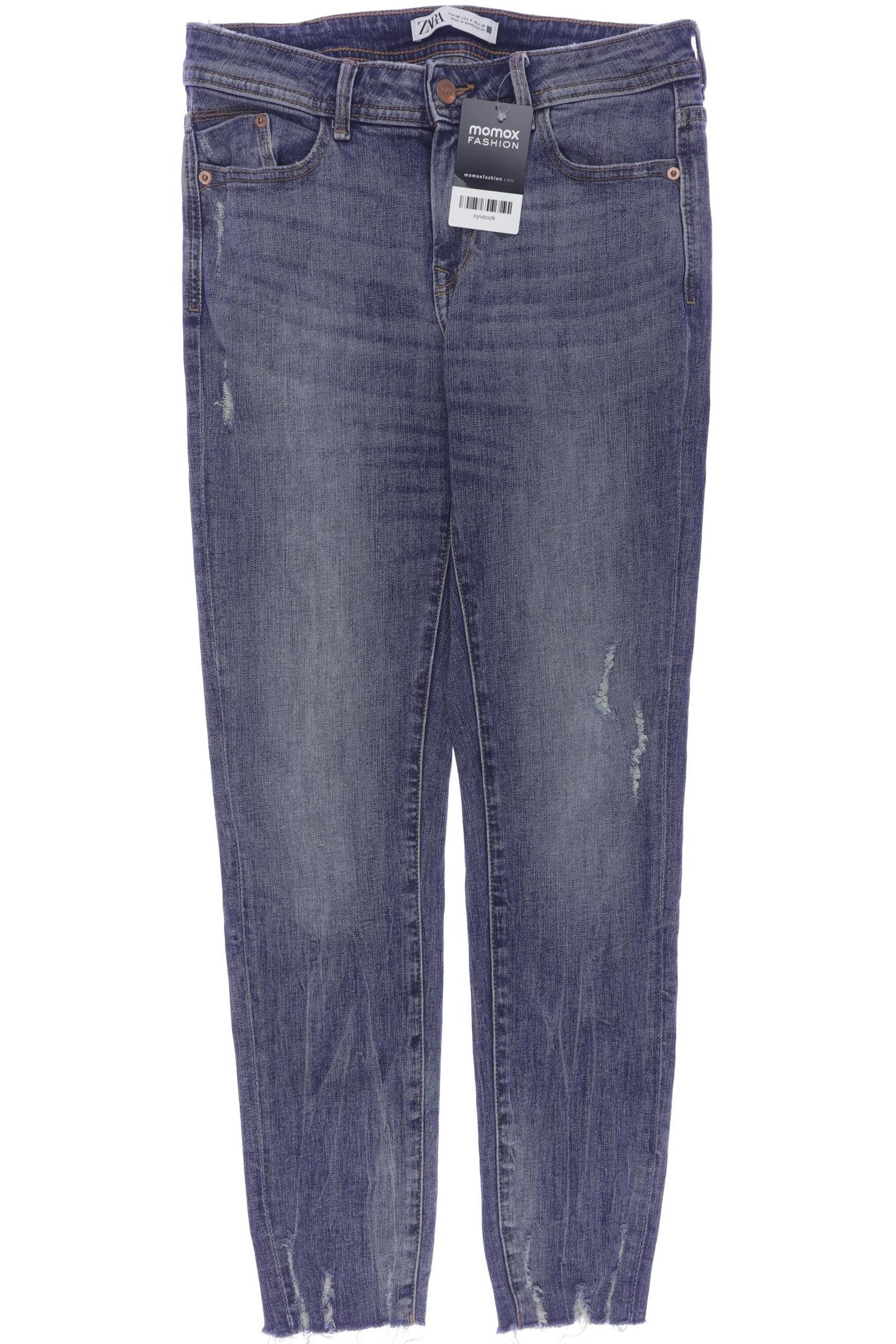 

Zara Damen Jeans, marineblau, Gr. 38