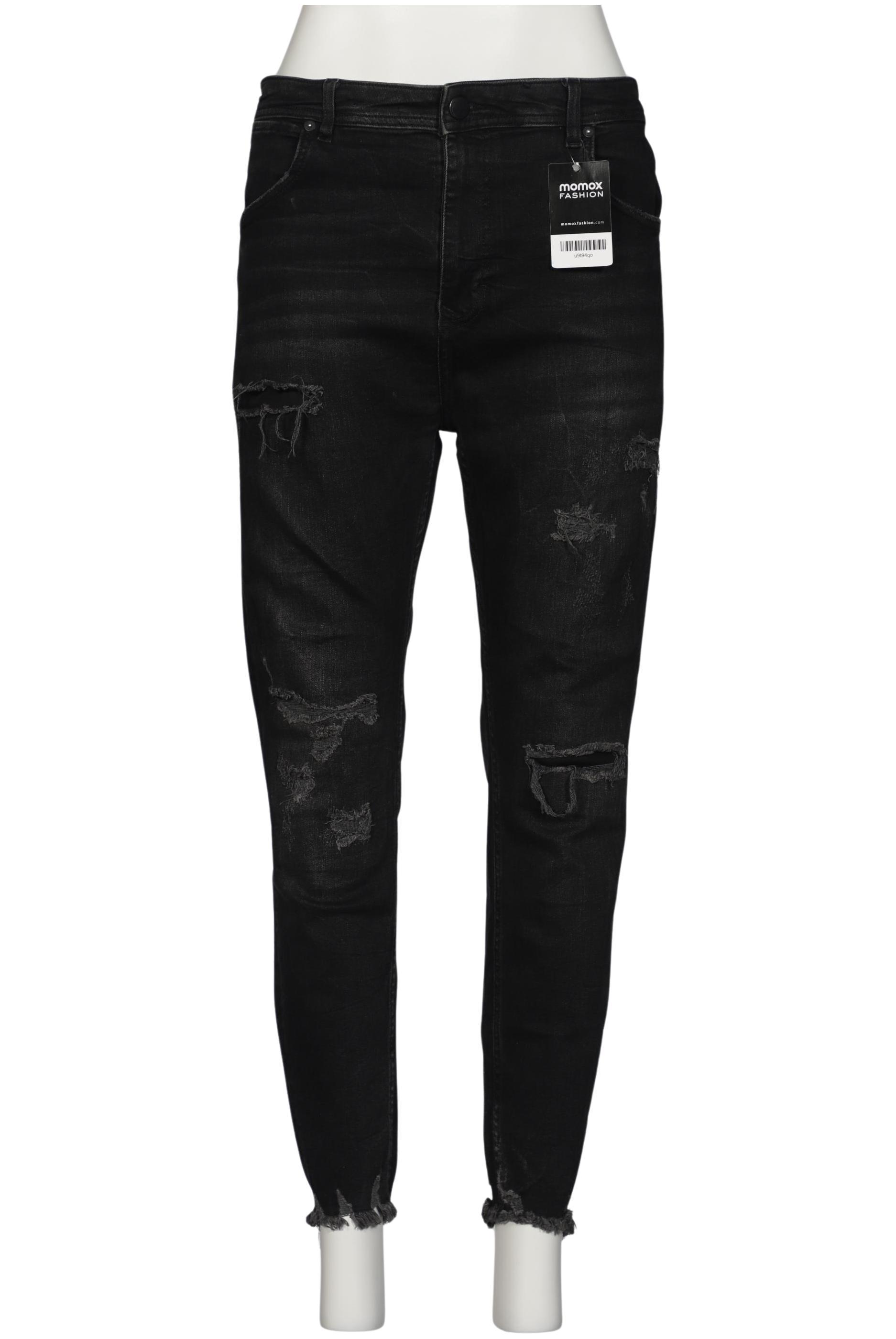 

Zara Damen Jeans, schwarz, Gr. 46