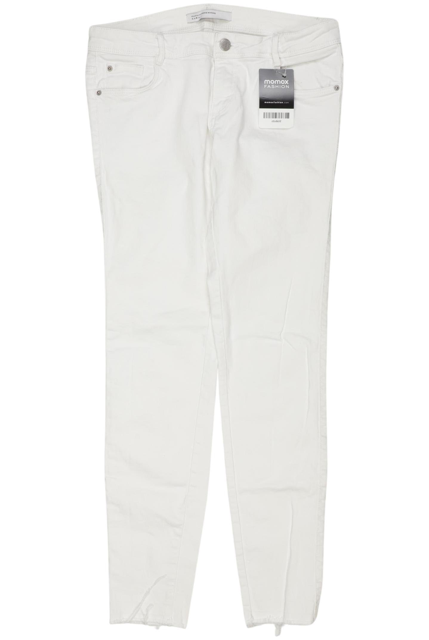 

Zara Damen Jeans, weiß, Gr. 36