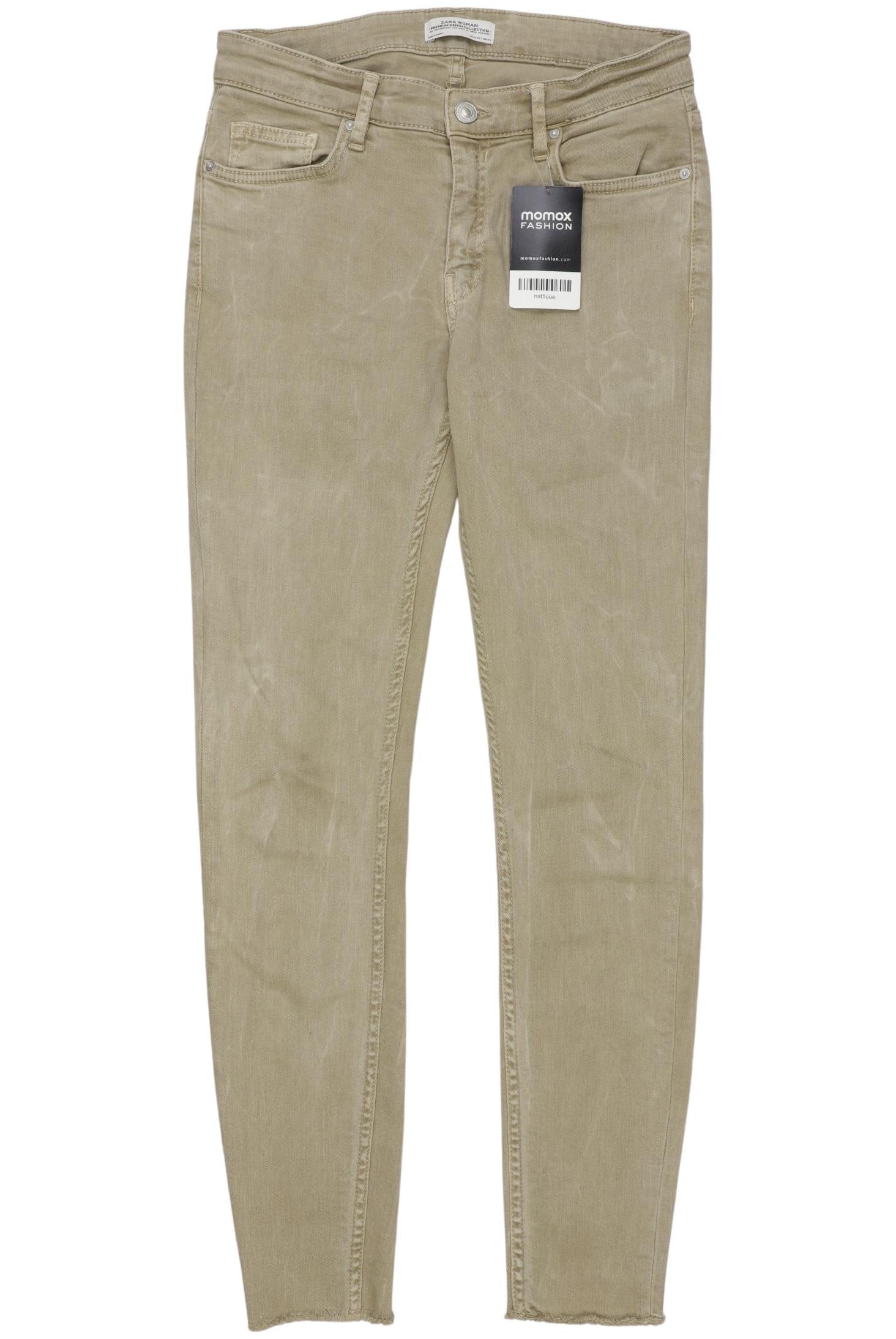 

Zara Damen Jeans, beige, Gr. 36