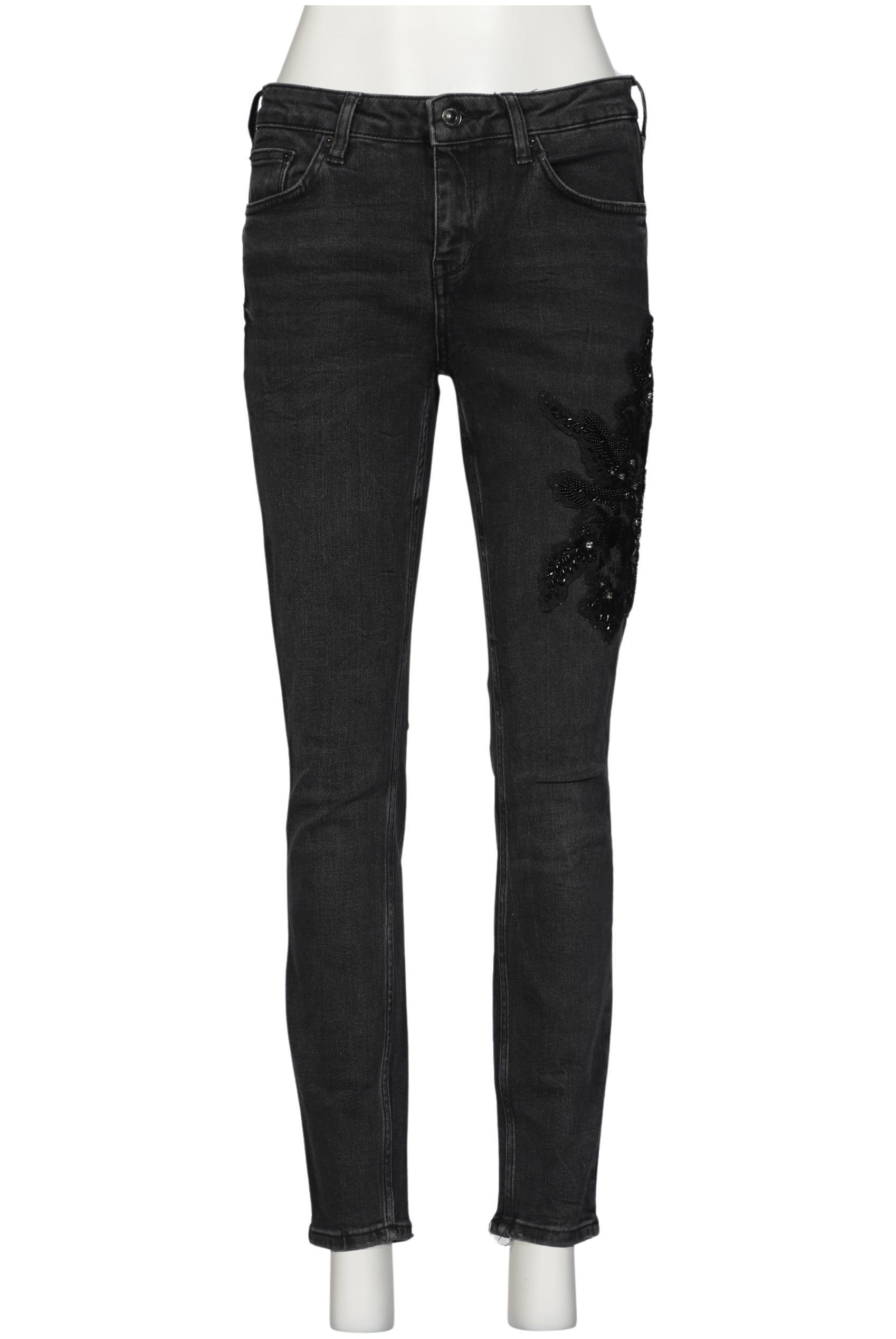

Zara Damen Jeans, schwarz, Gr. 38