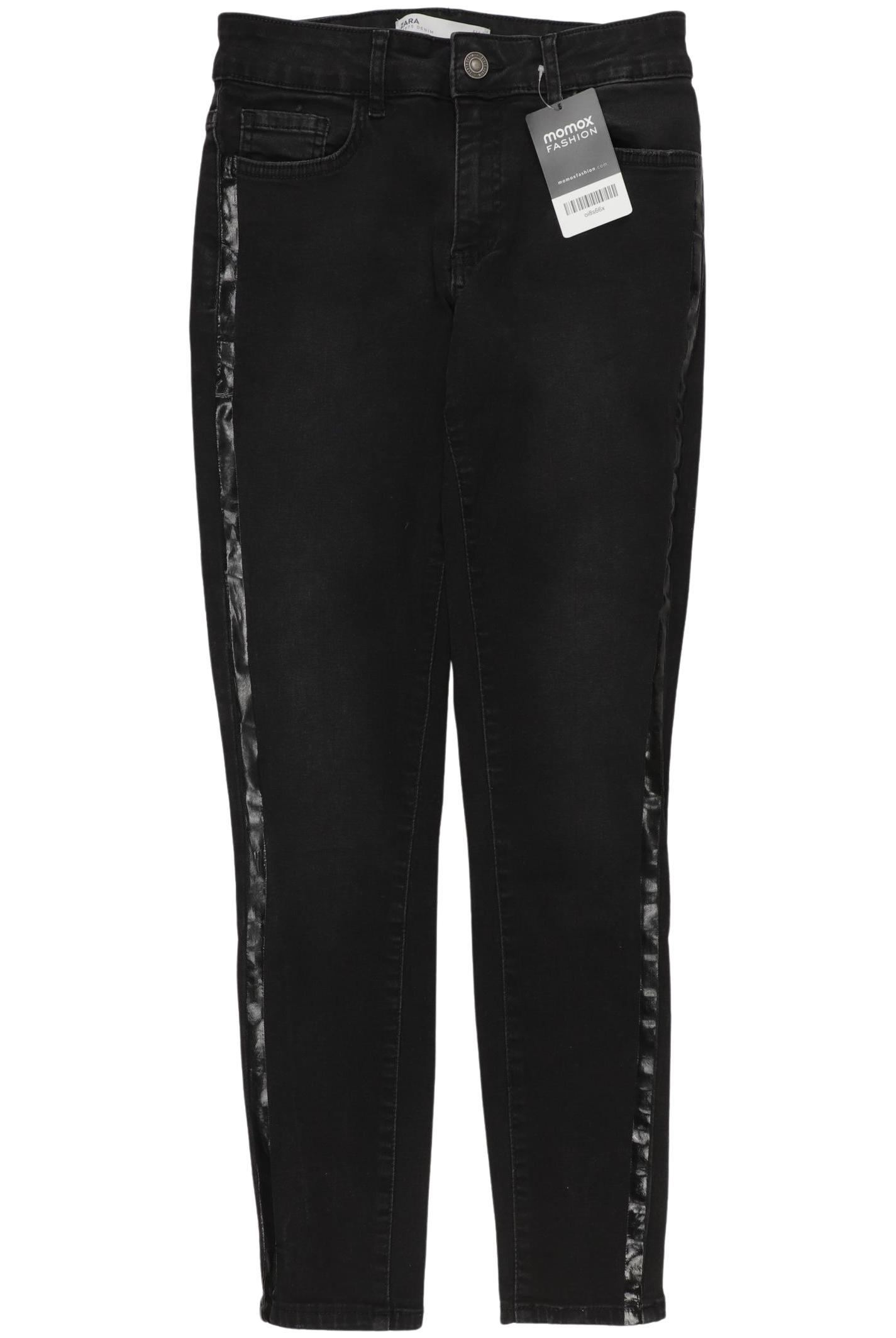 

Zara Damen Jeans, schwarz, Gr. 38