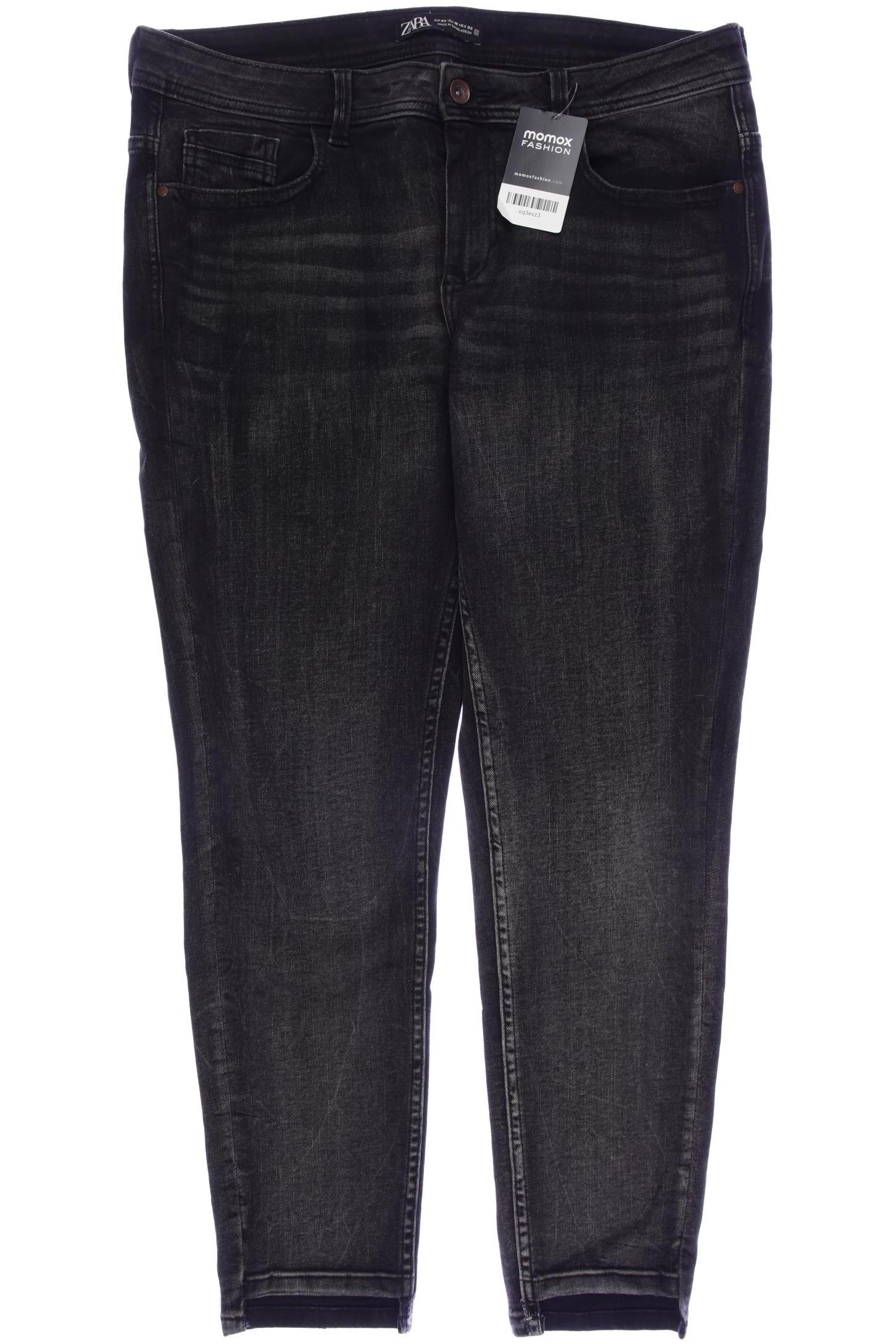 

Zara Damen Jeans, schwarz, Gr. 42