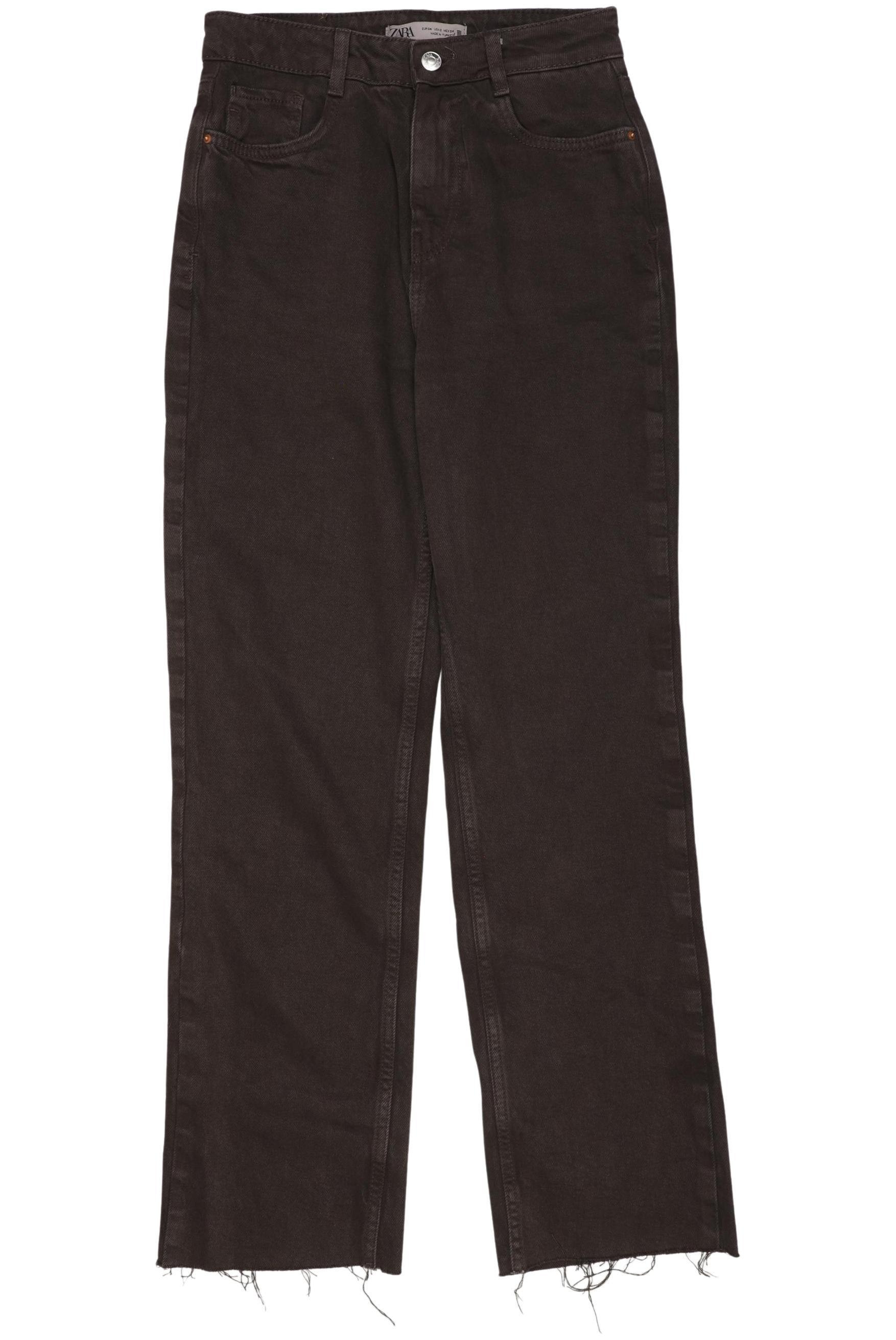 

Zara Damen Jeans, braun, Gr. 34