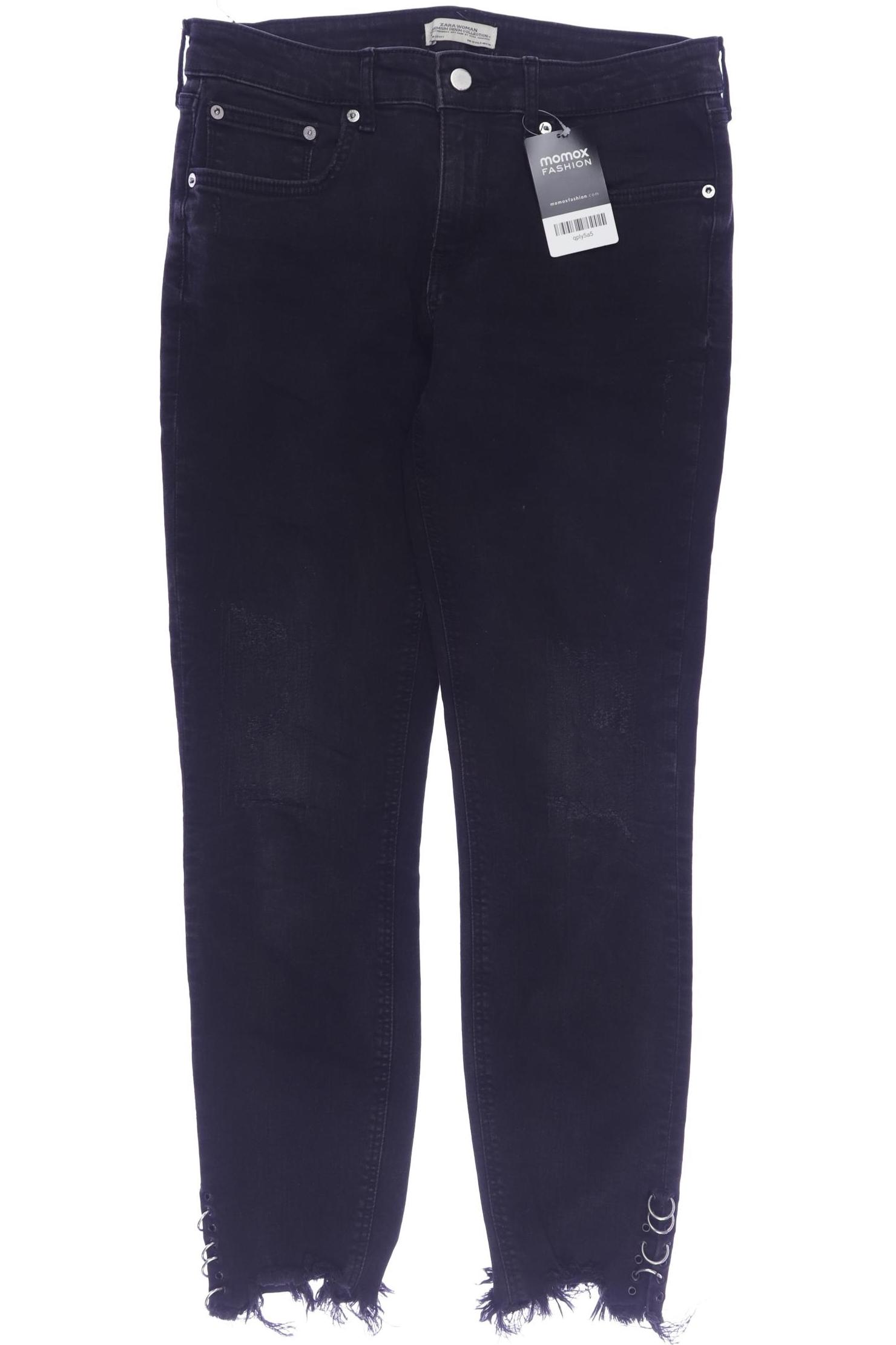 

Zara Damen Jeans, schwarz, Gr. 40