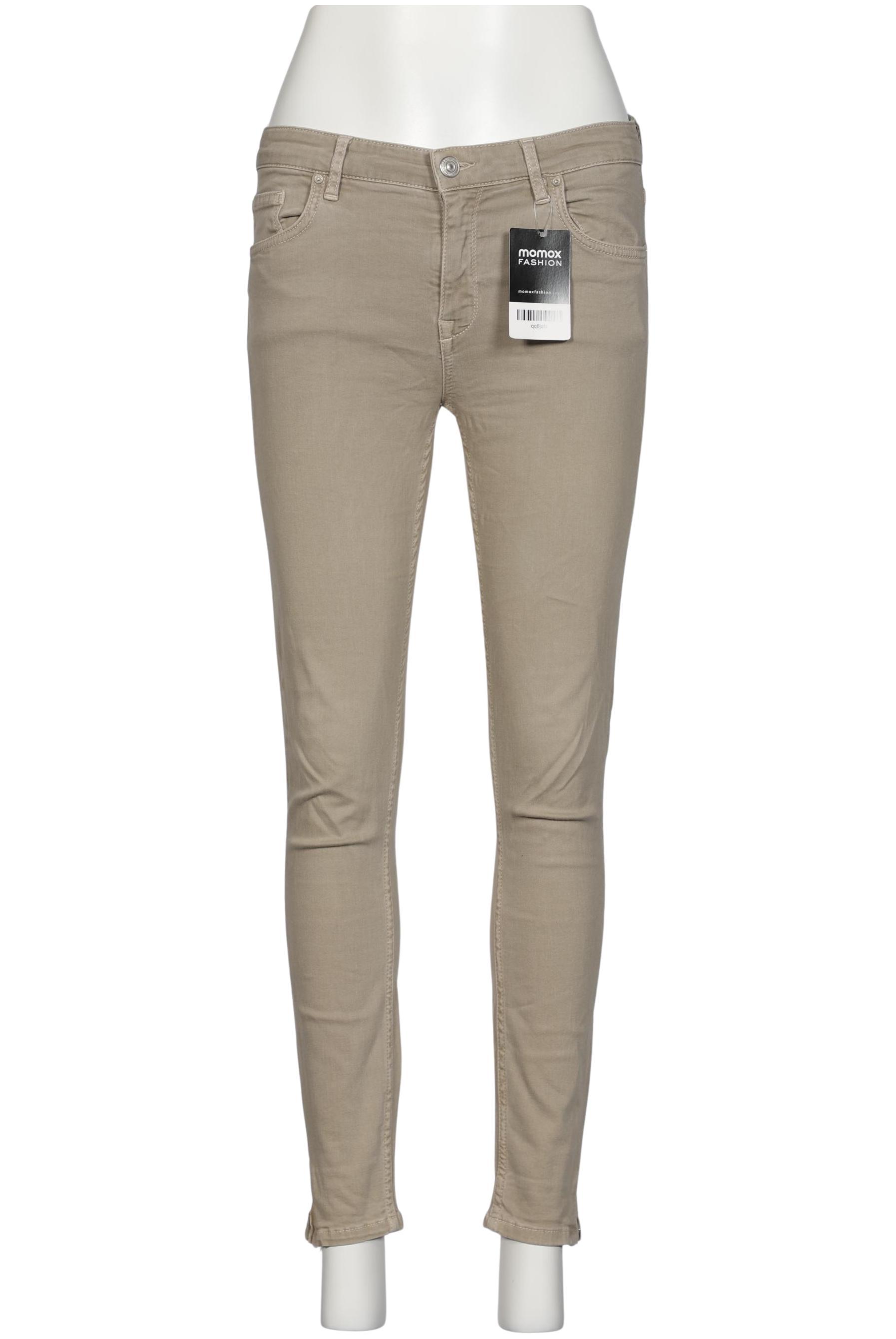 

Zara Damen Jeans, beige, Gr. 38