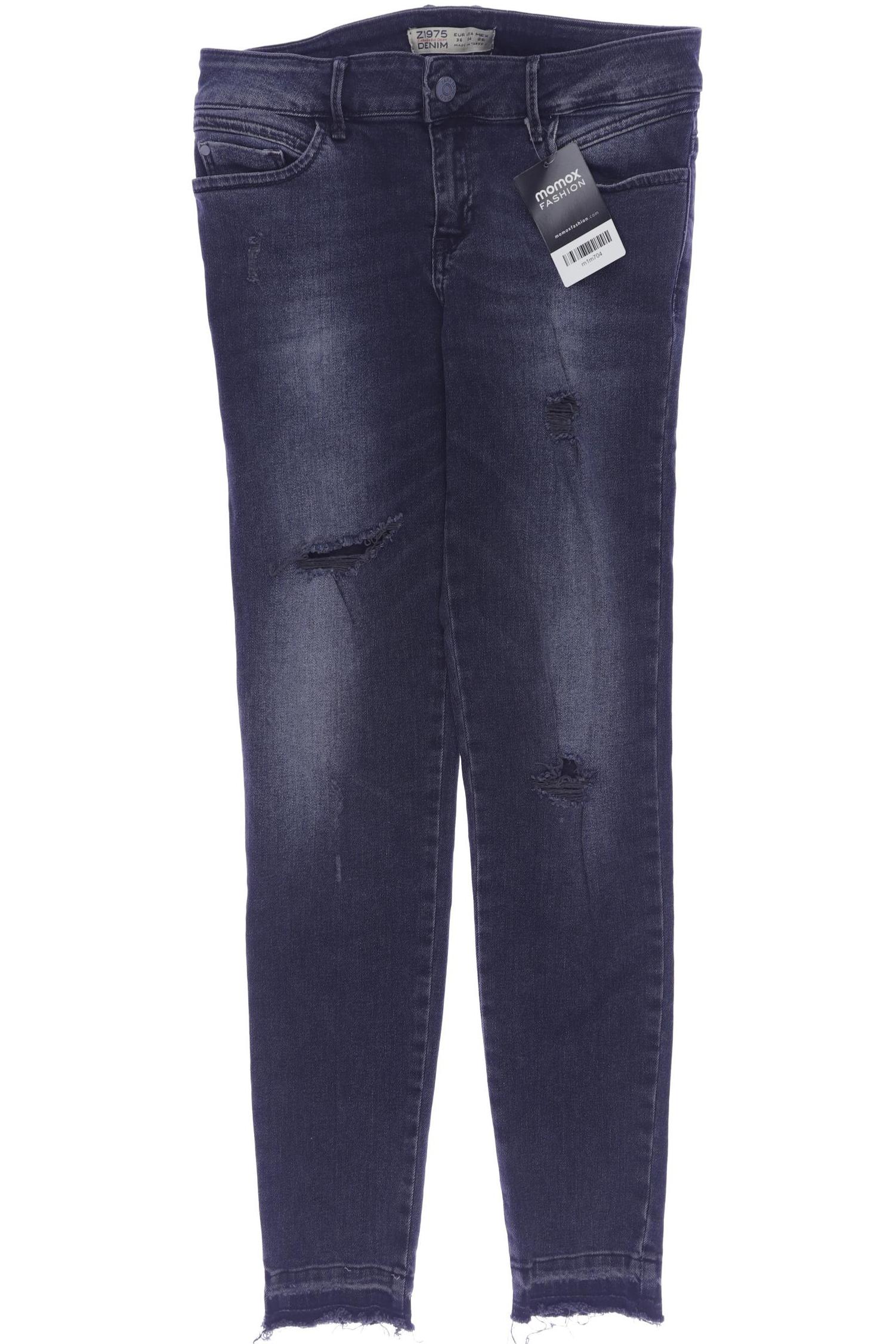Thumbnail - Zara Damen Jeans, marineblau, Gr. 36