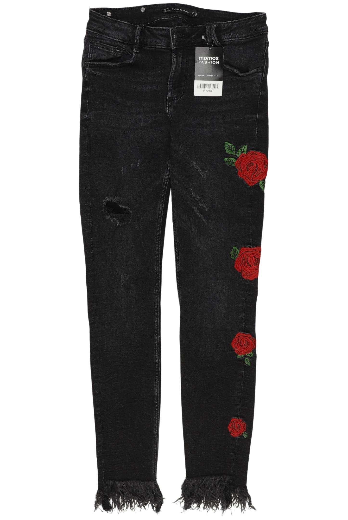 

Zara Damen Jeans, schwarz, Gr. 36