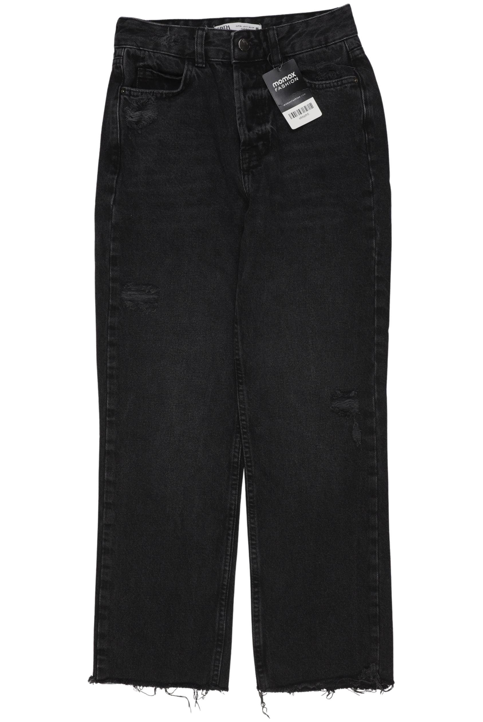 

Zara Damen Jeans, schwarz, Gr. 34