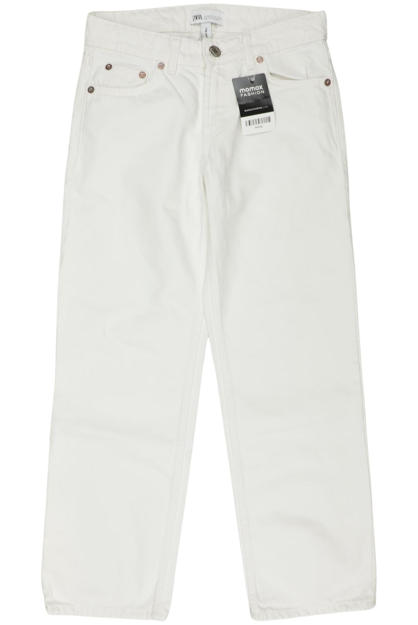 

Zara Damen Jeans, weiß, Gr. 34