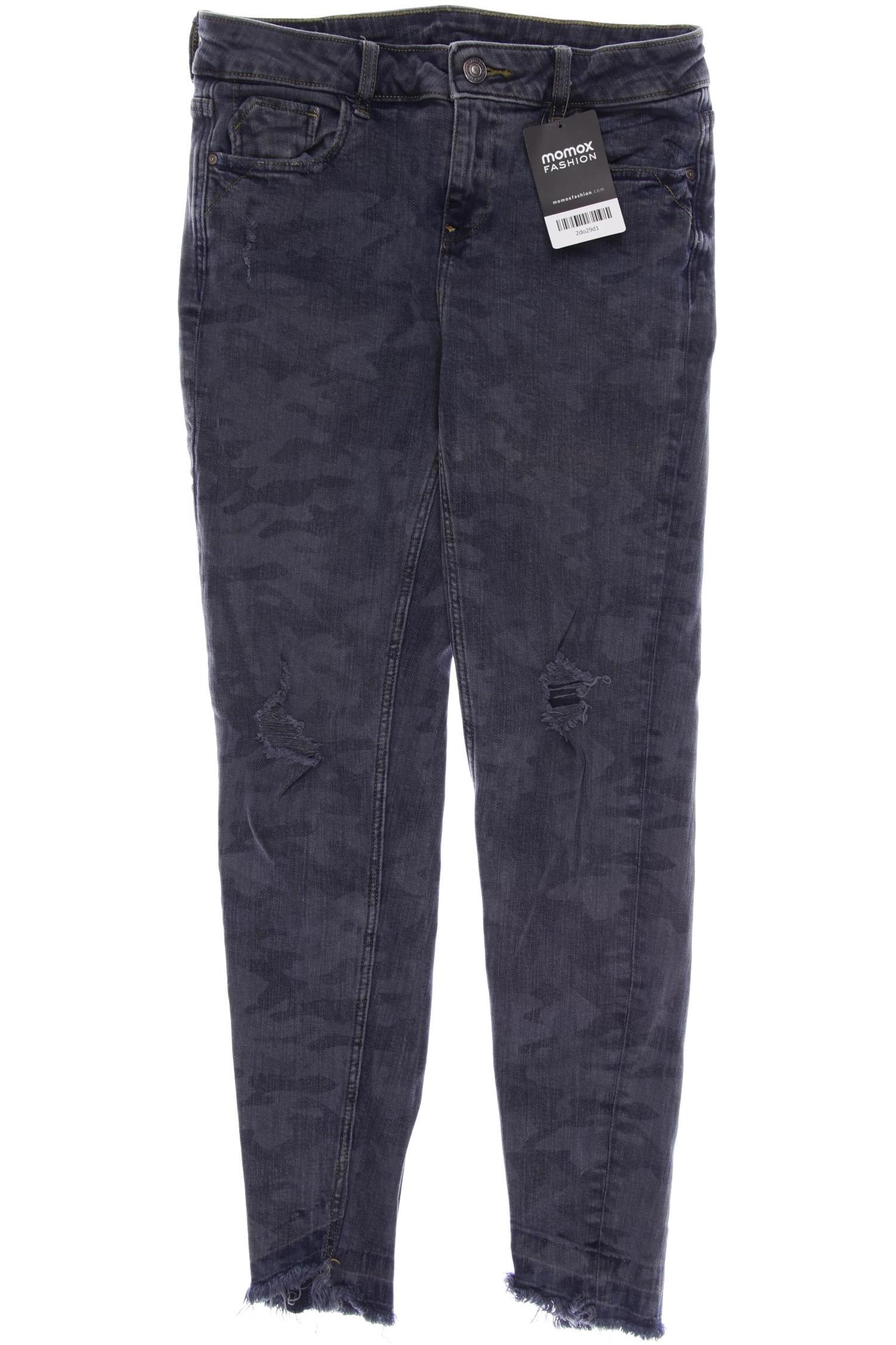 

ZARA Damen Jeans, grau