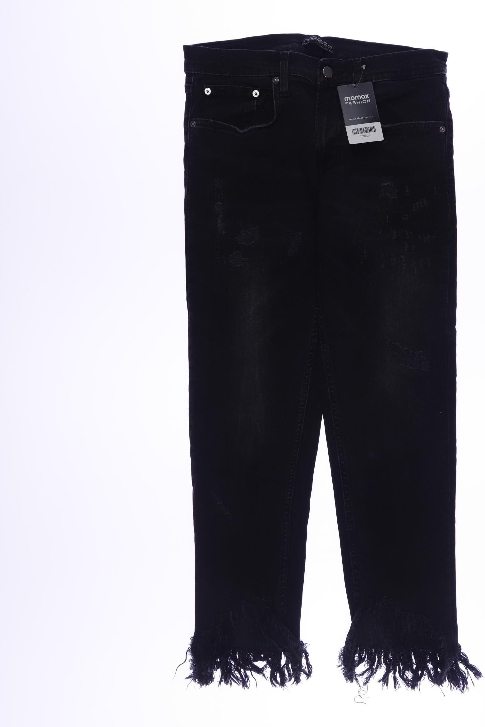 

Zara Damen Jeans, schwarz, Gr. 38