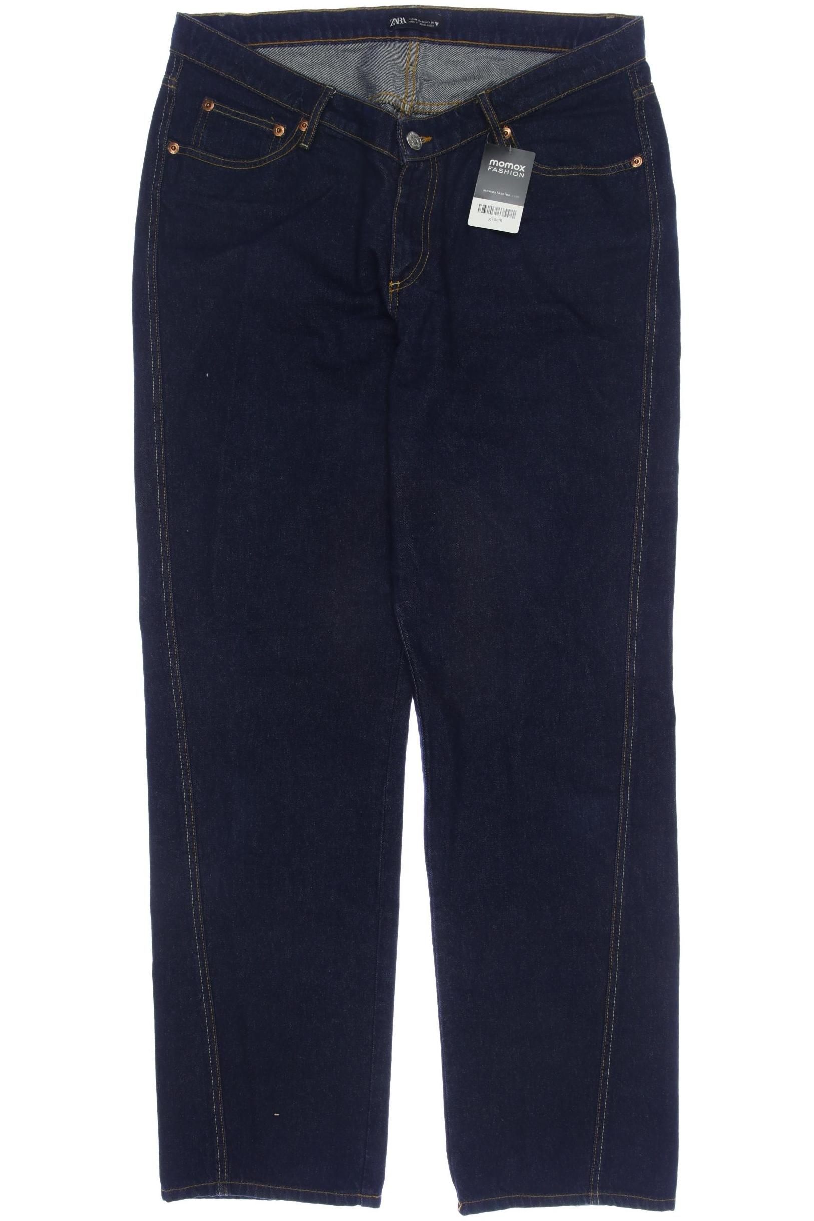 

Zara Damen Jeans, marineblau, Gr. 46